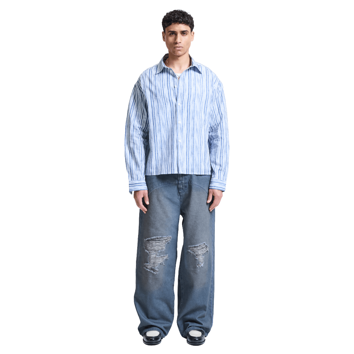 Reternity Watercolor Shirt Blue - CRETW11080 - Coziness