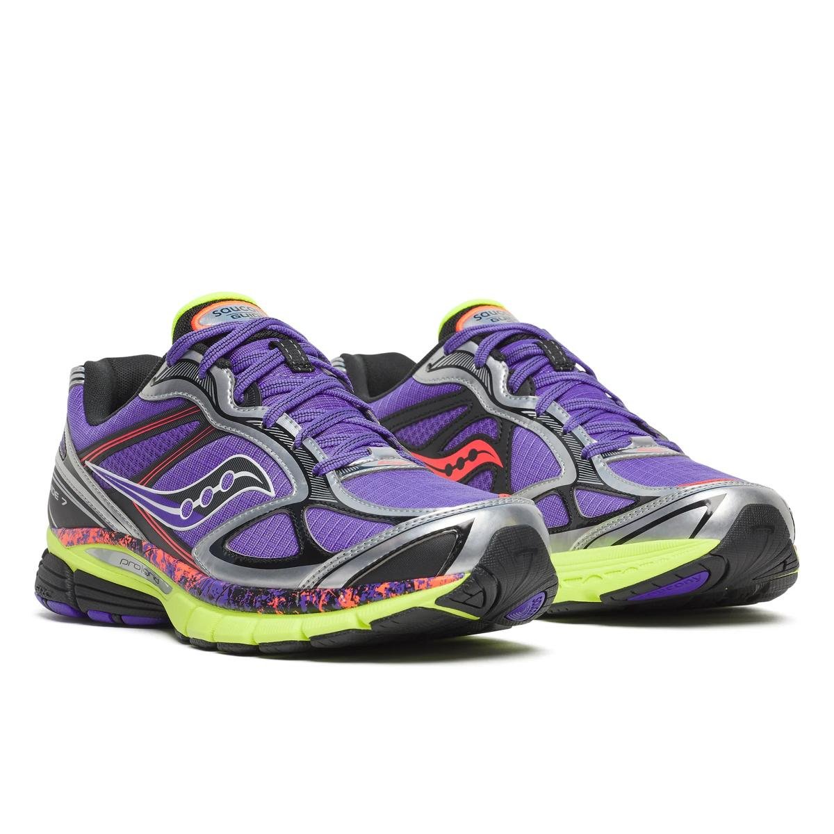 Saucony ProGrid Guide 7 Hi Octane Purple Citron - CSAUP10059 - Coziness