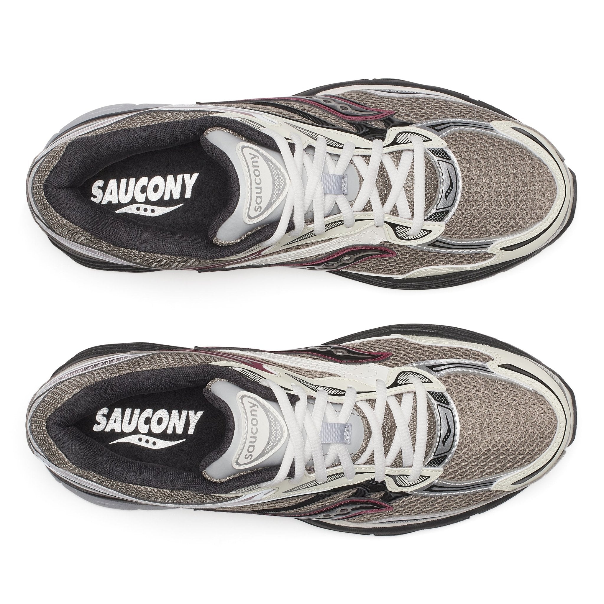 Saucony Progrid Omni 9 Tan Maroon - CSAUP6907 - Coziness