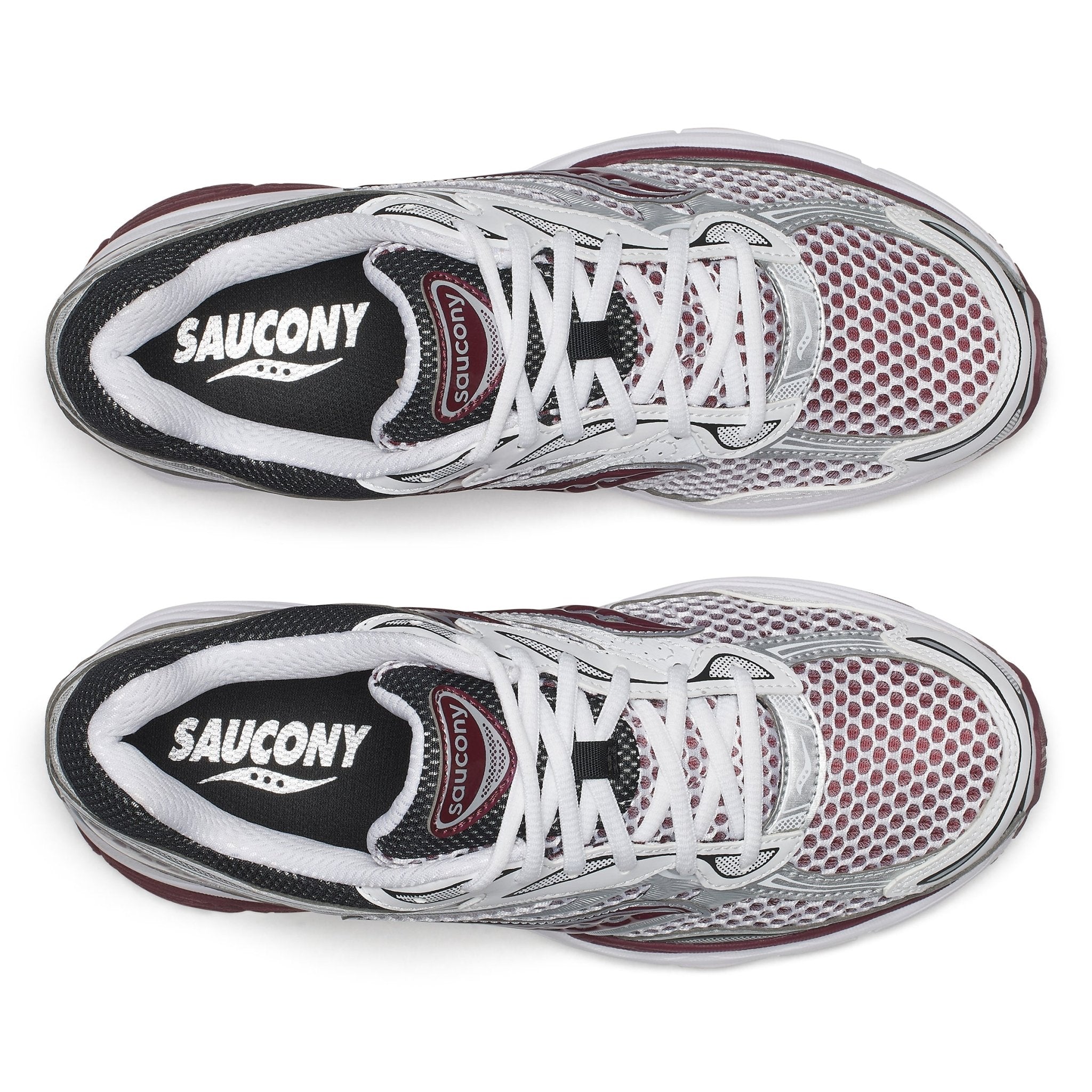 Saucony ProGrid Omni 9 White Maroon - CSAUP11776 - Coziness