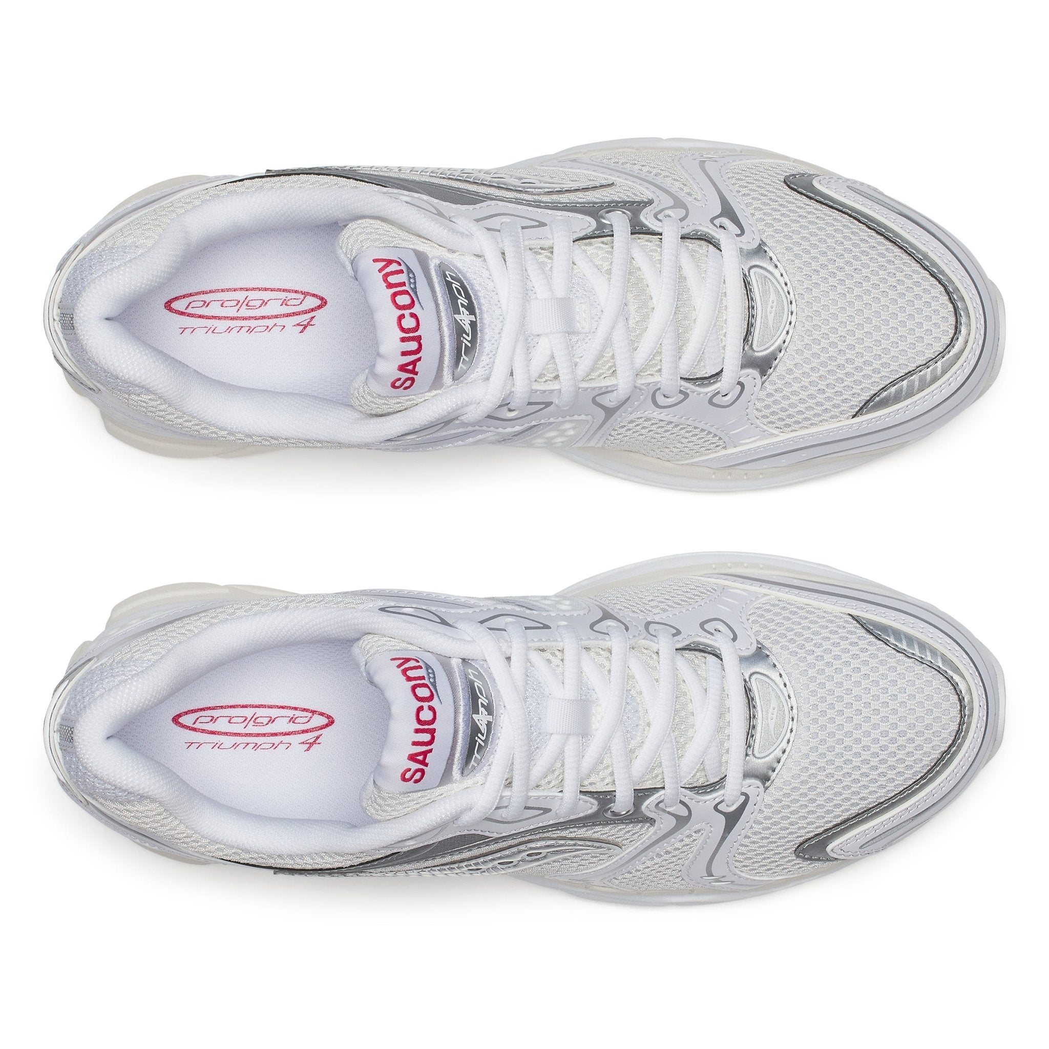 Saucony Progrid Triumph 4 Weiß Silber - CSAUP6924 - Coziness