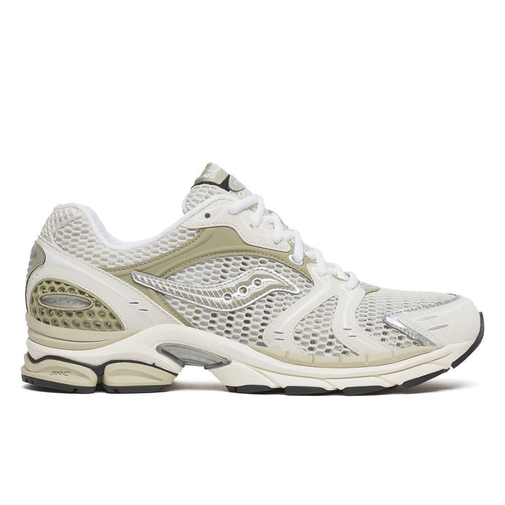 Saucony ProGrid Triumph 4 White Onyx Elm - CSAUP9479 - Coziness