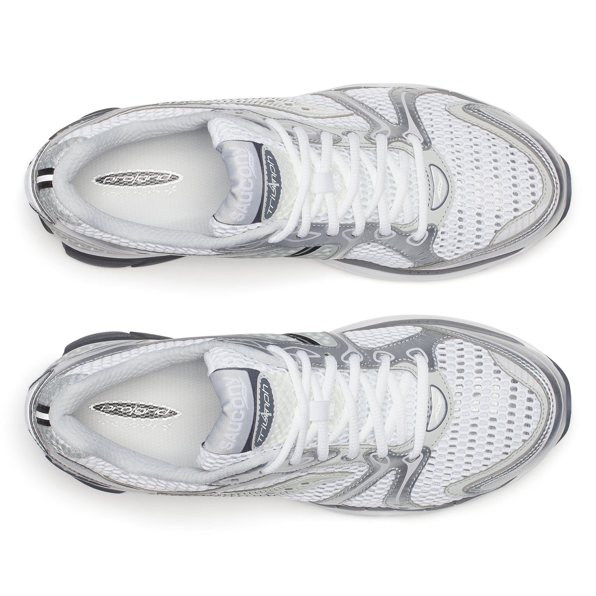 Saucony ProGrid Triumph 4 White Silver - CSAUP9452 - Coziness