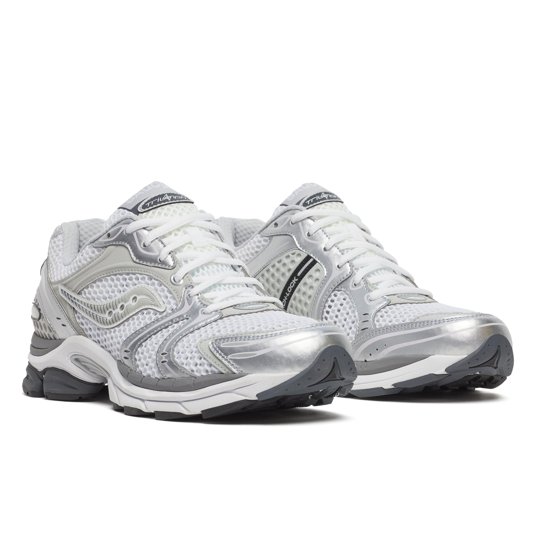 Saucony ProGrid Triumph 4 White Silver - CSAUP9452 - Coziness