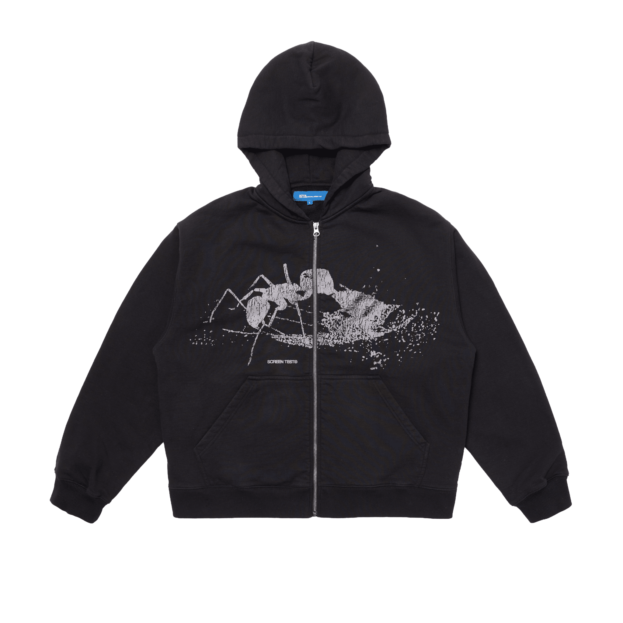 SCRT Ant Zip Hoodie Schwarz - CSCRA8258 - Coziness