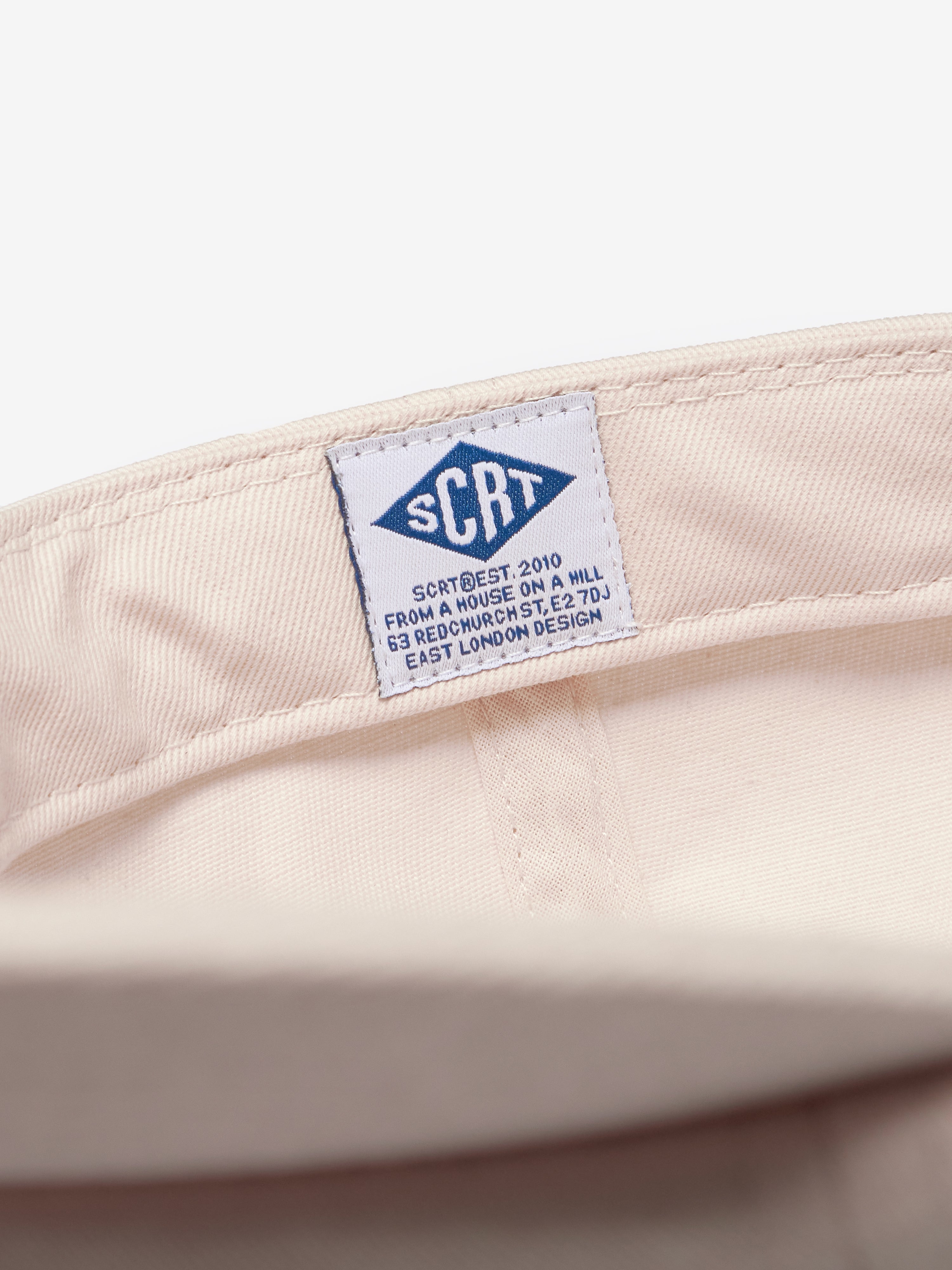 SCRT Design Studio High Profile Cap Off White - Coziness