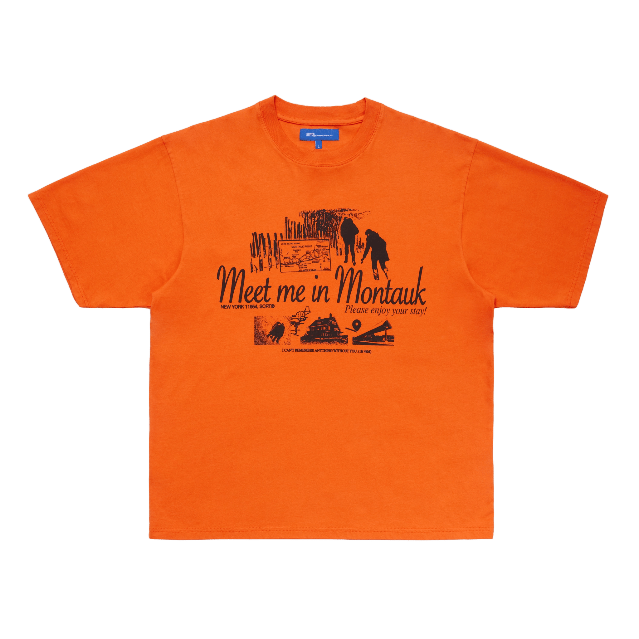 SCRT Montauk T-Shirt Clementine - CSCRM4596 - Coziness