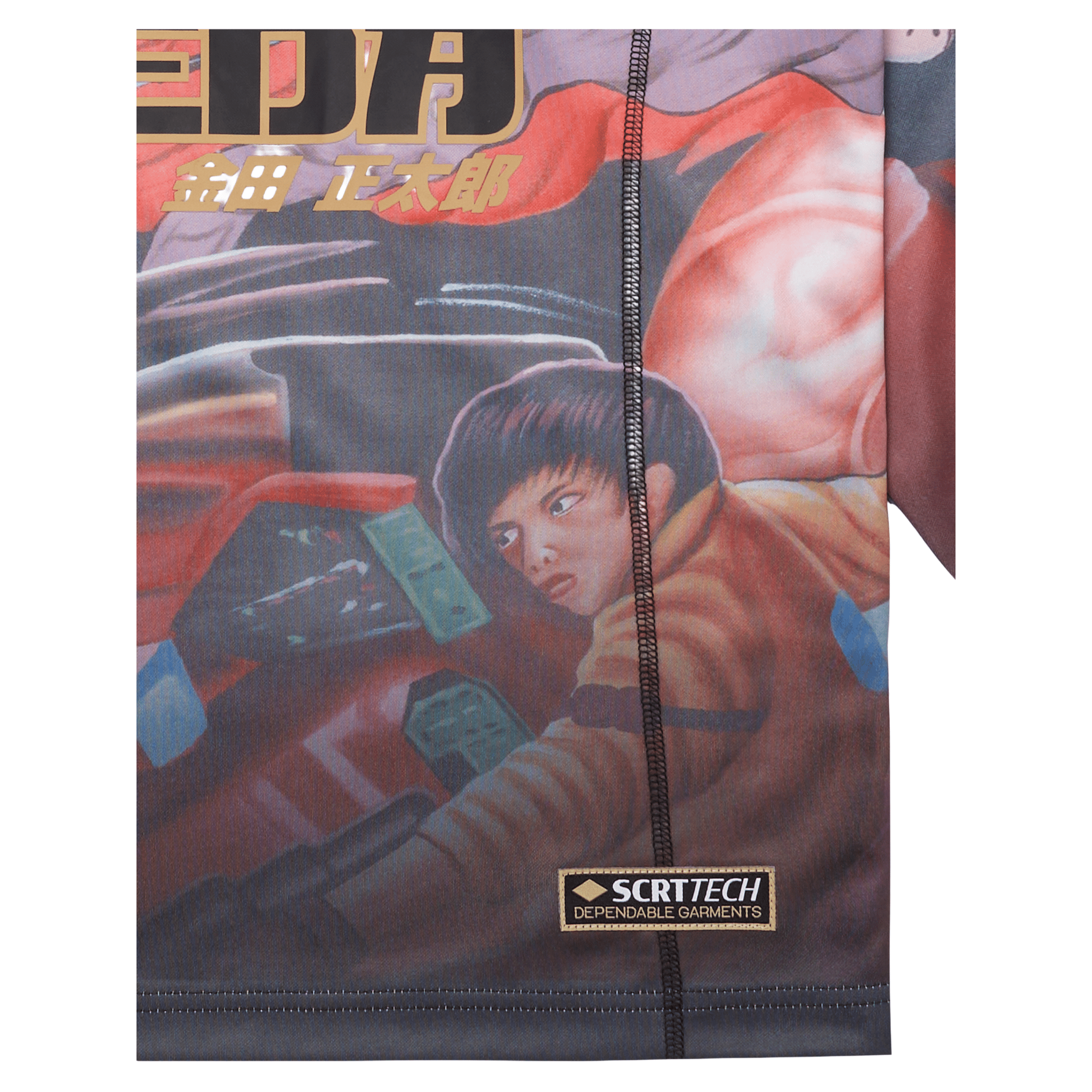 SCRT MoSF Kaneda Neo Tokyo Longsleeve Crimson - CSCRM7421 - Coziness