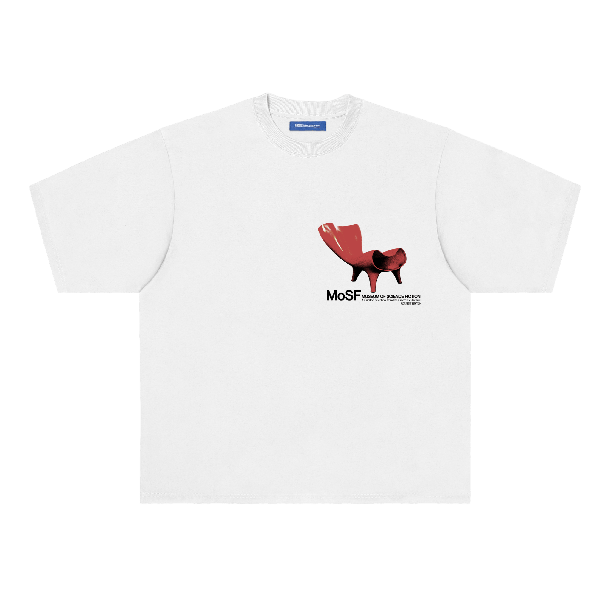 SCRT MoSF Objects T-Shirt Weiß - CSCRM7401 - Coziness