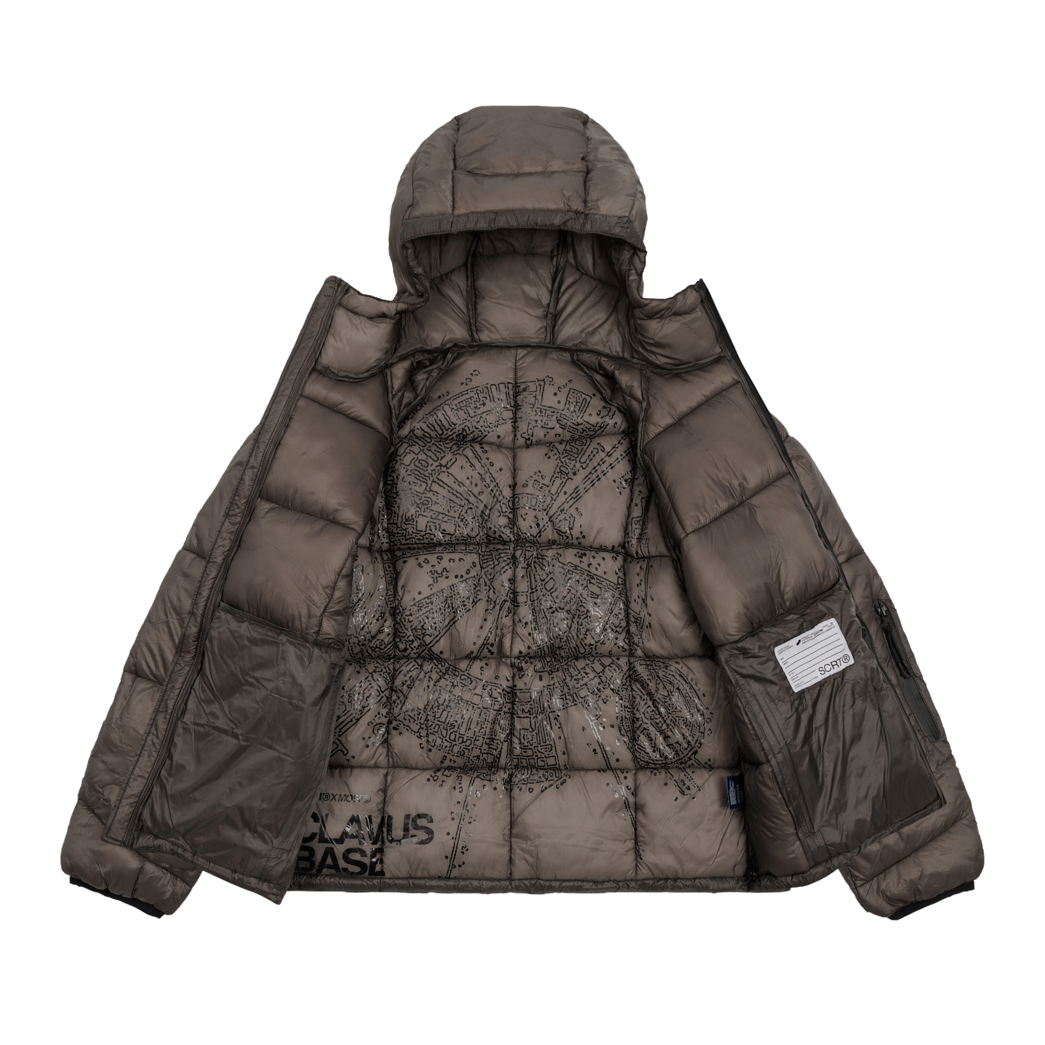 SCRT MoSF Puffer Jacket Braun - CSCRM7449 - Coziness