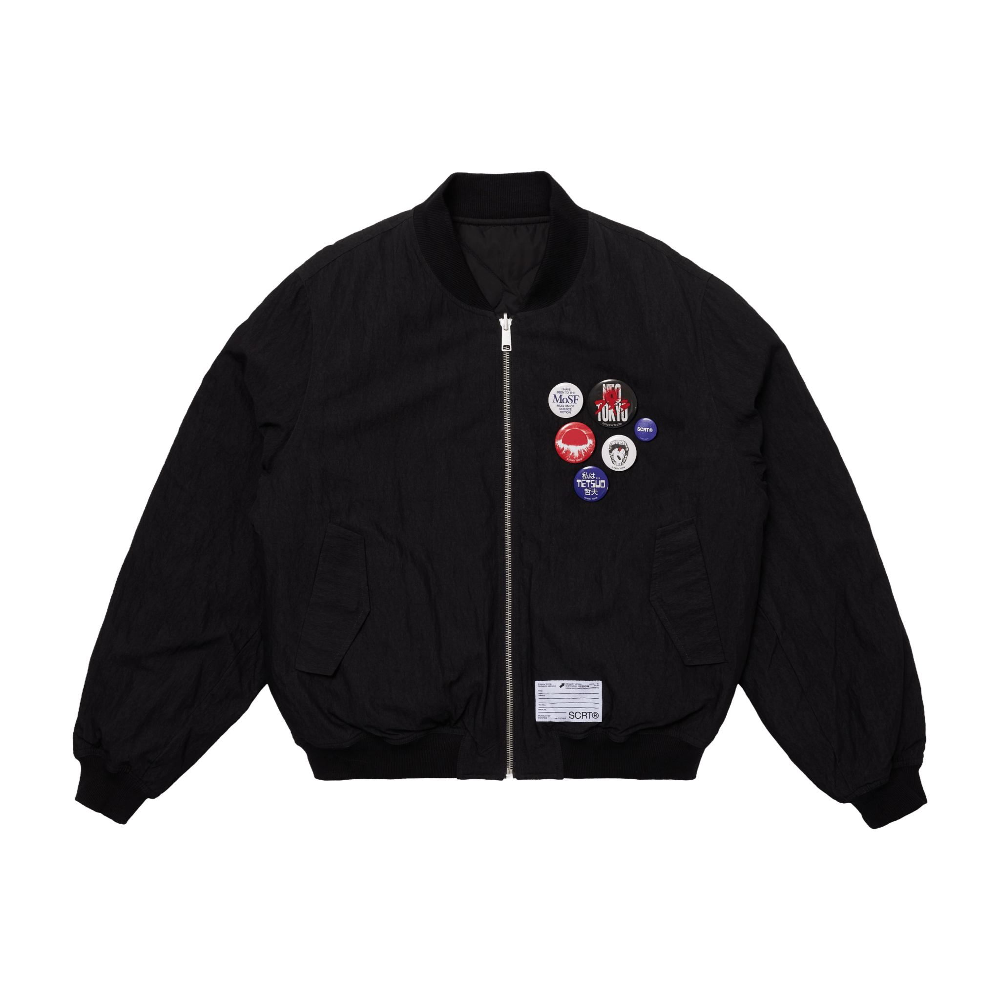 SCRT MoSF Shotaru Reversible Bomber Jacket Schwarz - CSCRM7445 - Coziness