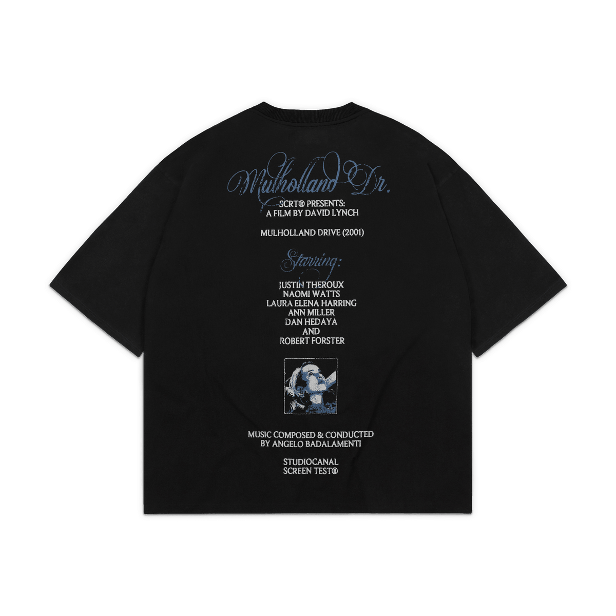SCRT Mulholland Drive T-Shirt Black - CSCRM14842 - Coziness