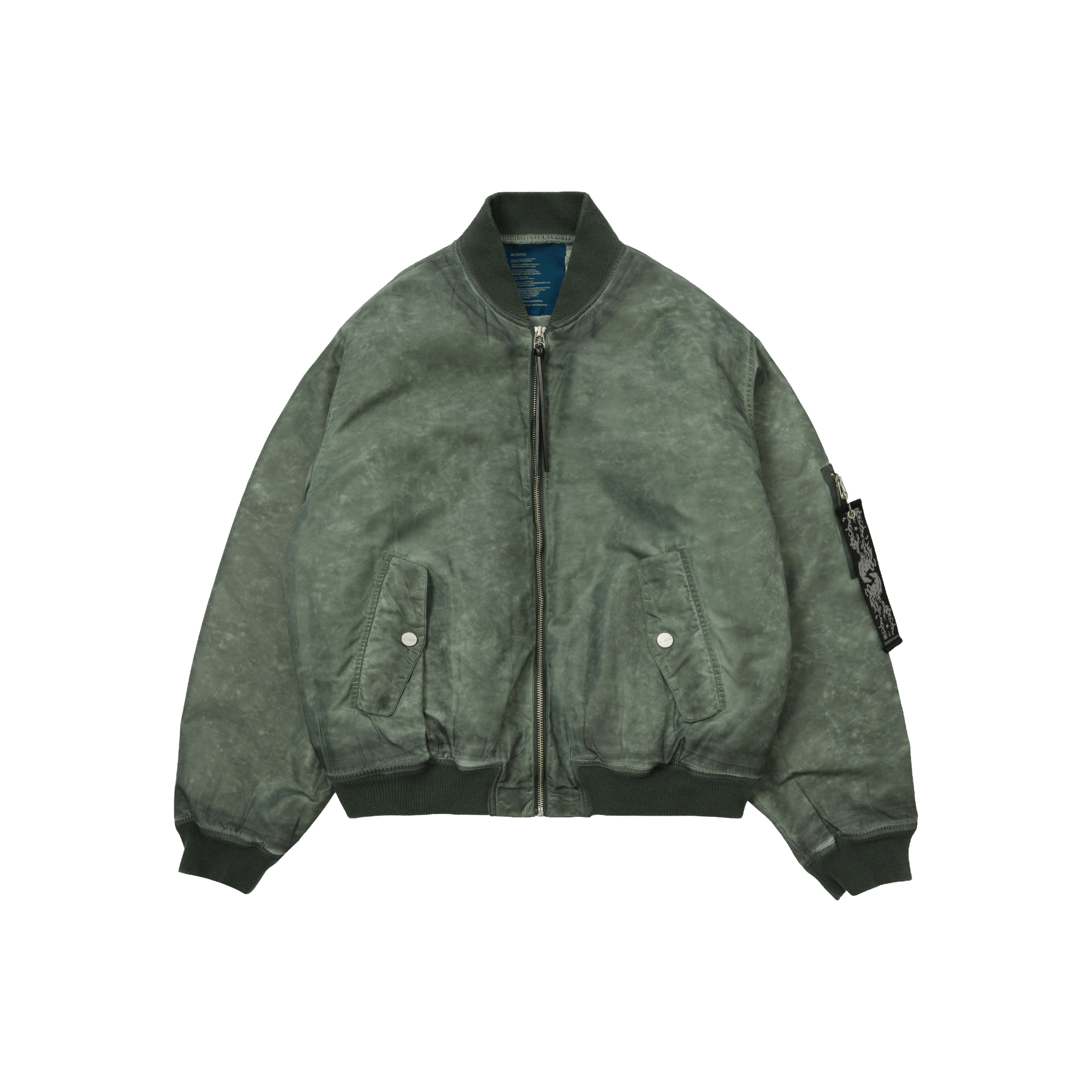 SCRT Railroad Bomber Jacket Green - CSCRR11283 - Coziness