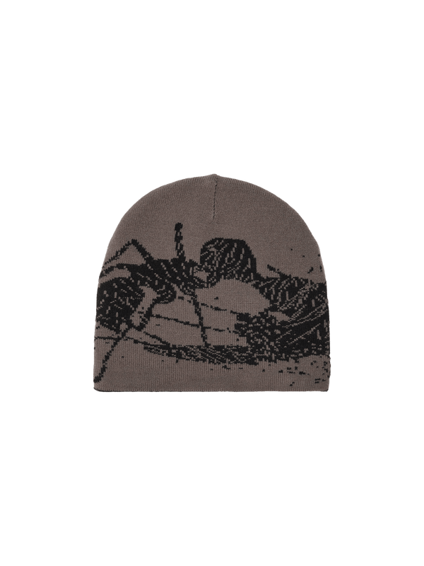 SCRT Reversible Ant Skull Beanie Schwarz / Grau - CSCRR7481 - Coziness