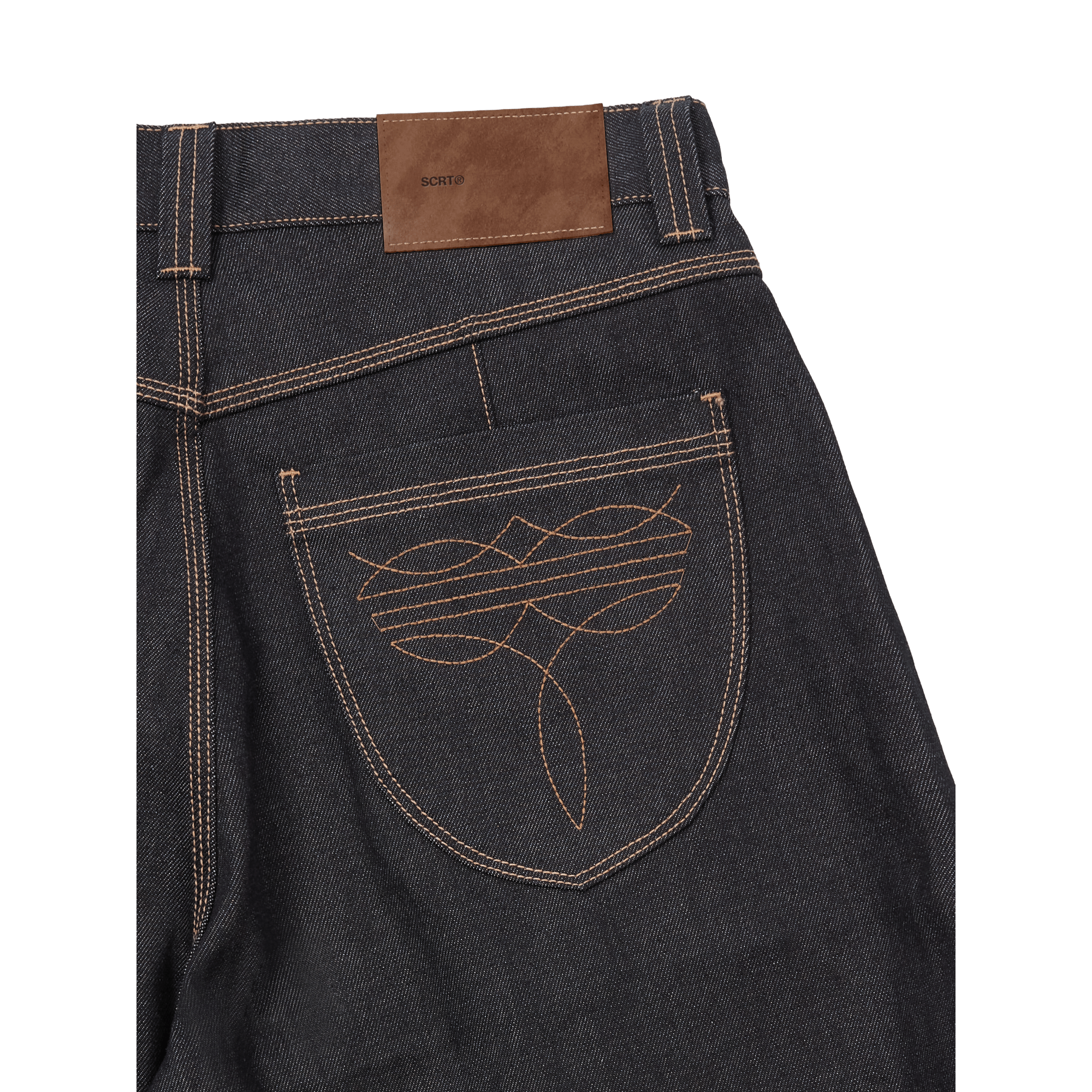 SCRT Selvedge Denim Wide Shorts Indigo - CSCRS11286 - Coziness