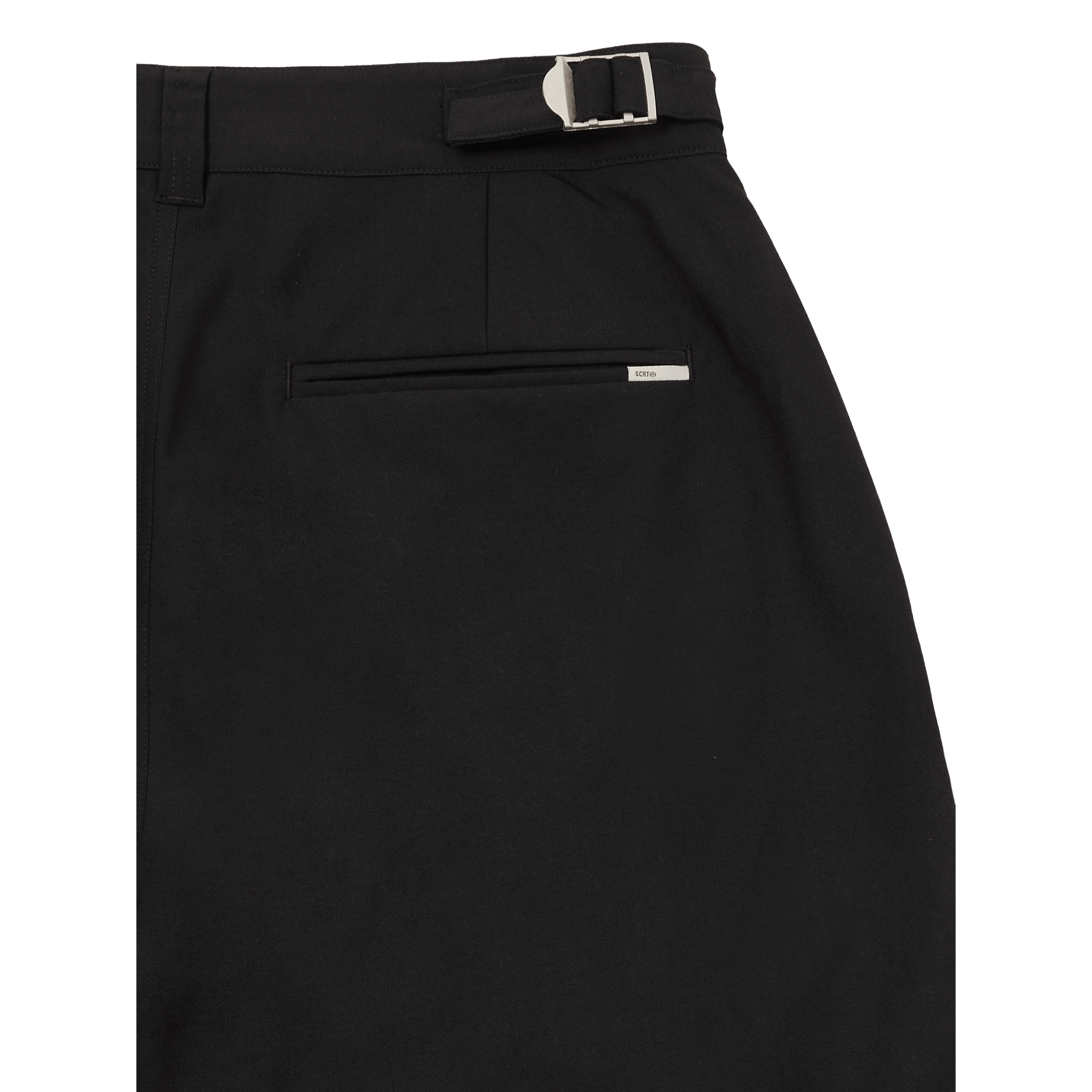 SCRT The Triple Pleat Shorts Black - CSCRT11290 - Coziness