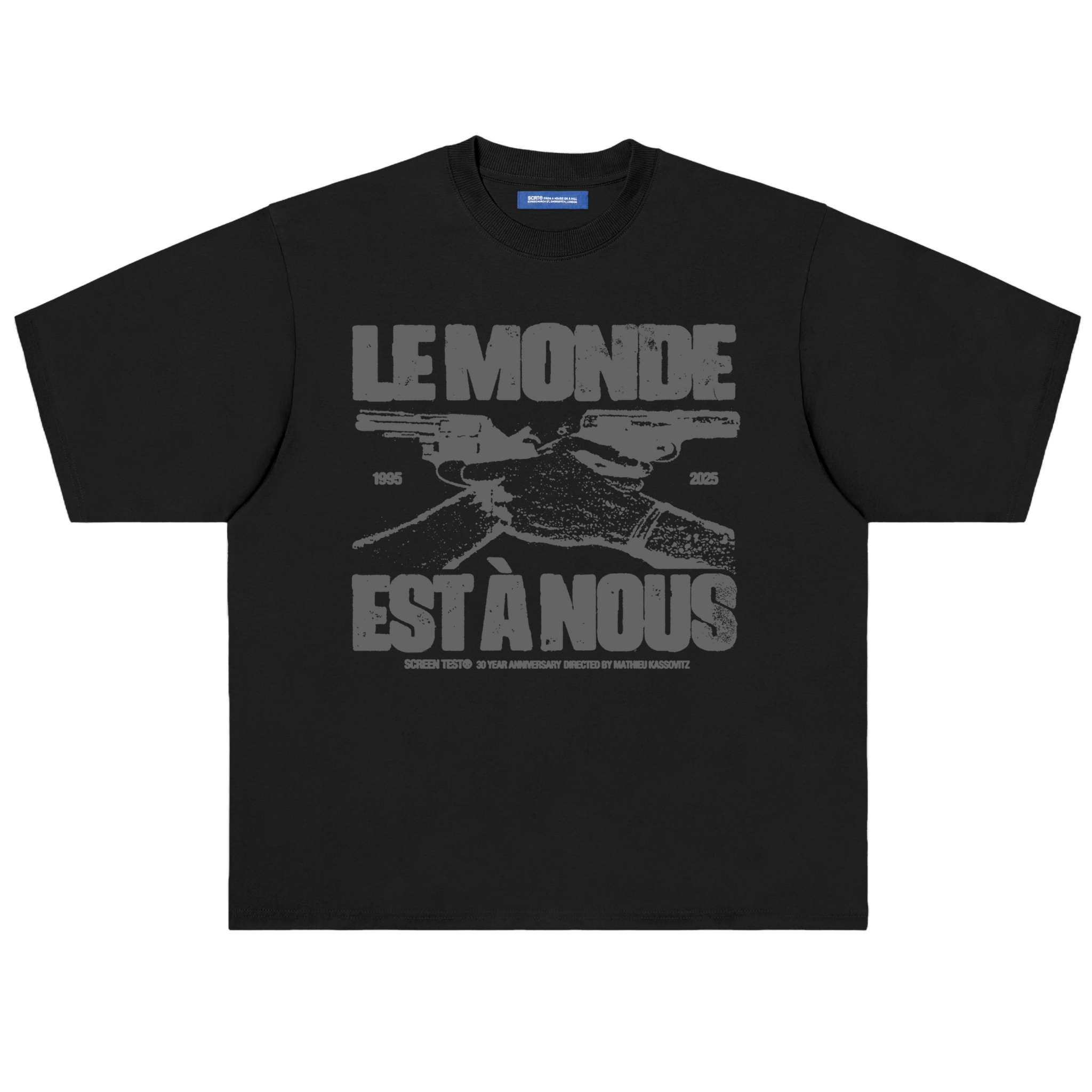 SCRT The World Is Ours T-Shirt Schwarz - CSCRT5620 - Coziness