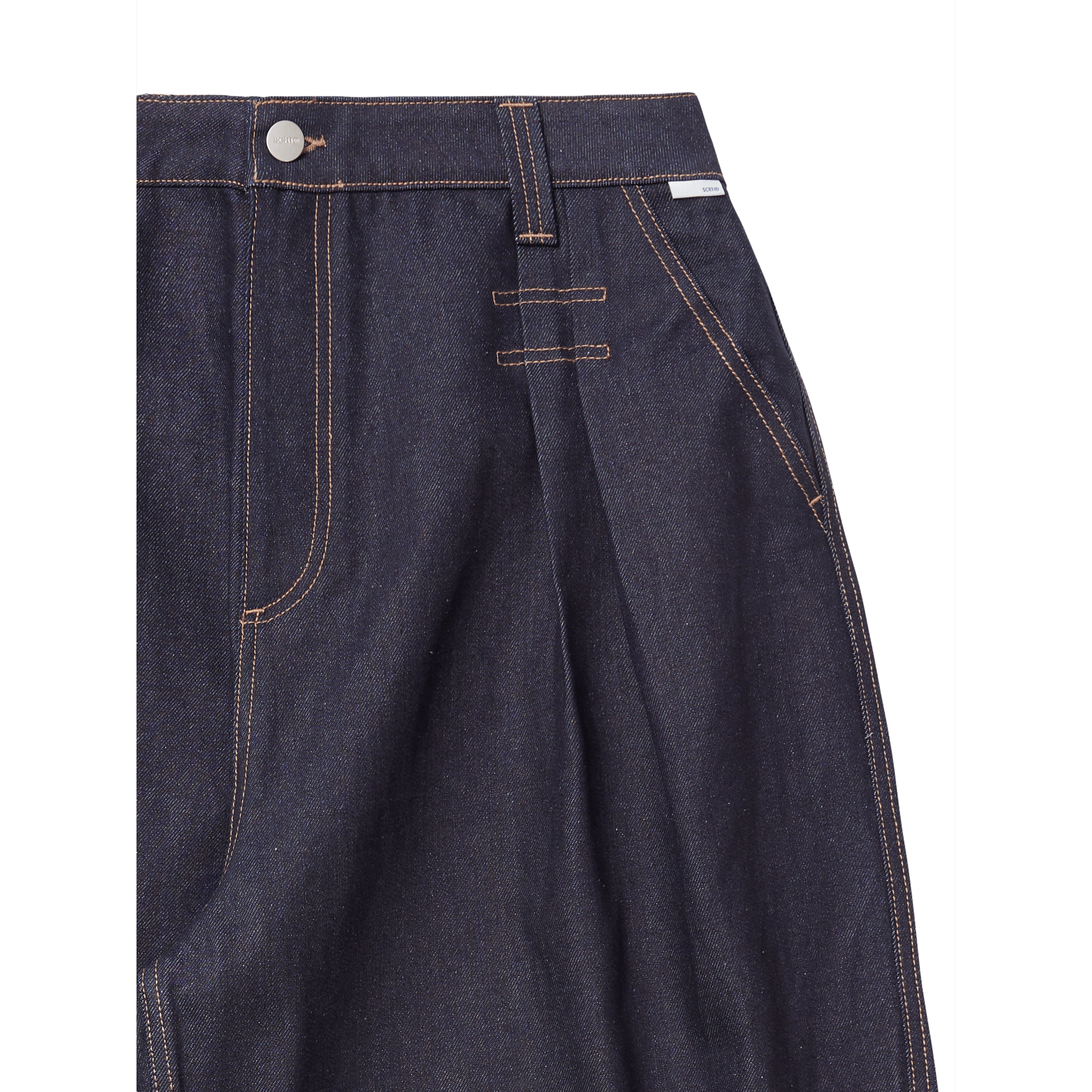 SCRT Type - 1 Ballon Raw Denim Indigo - CSCRT7465 - Coziness