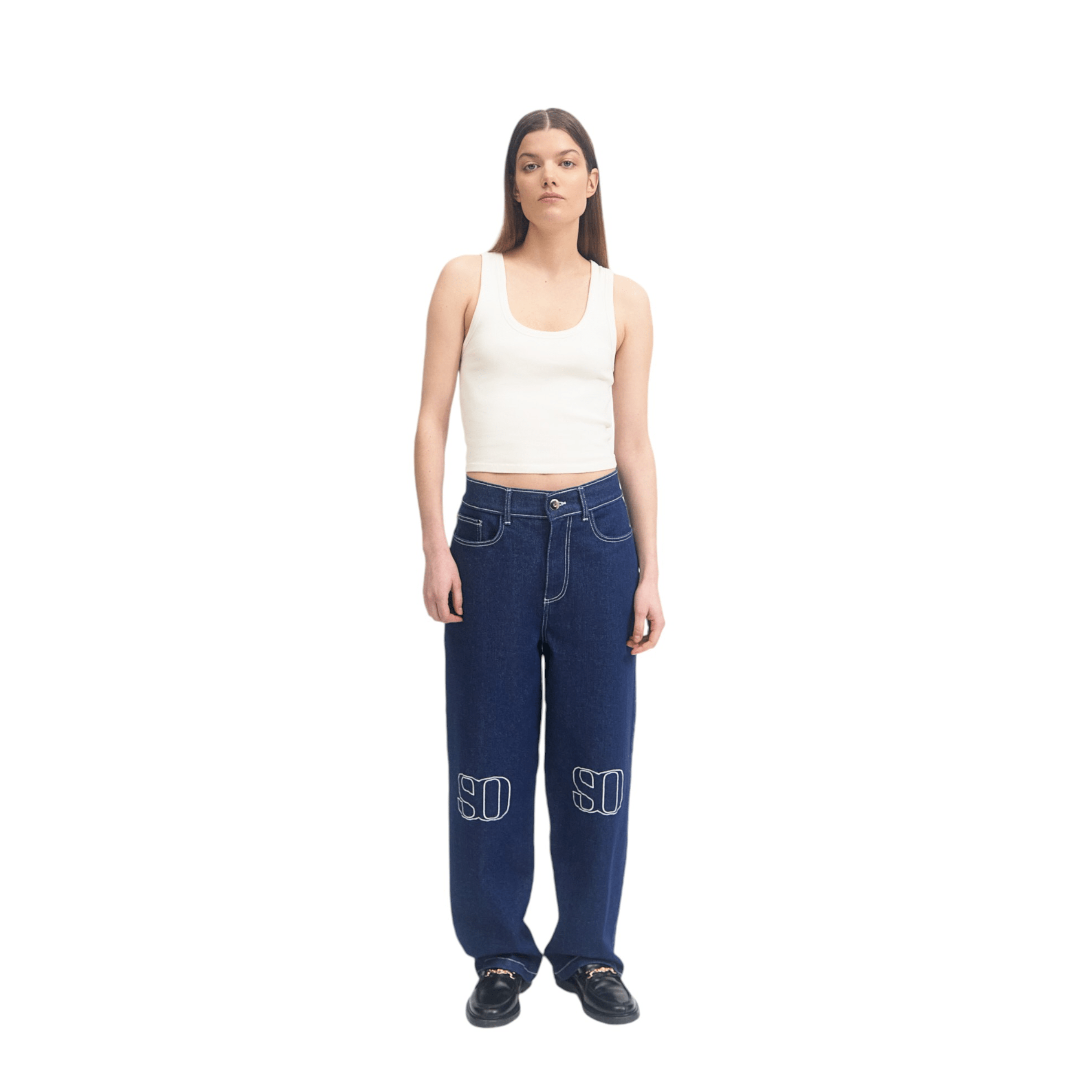 Sleep Over Denim Pants - Coziness