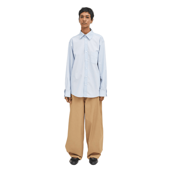 Sleep Over Patchwork Shirt Blue - CSLEO10664 - Coziness