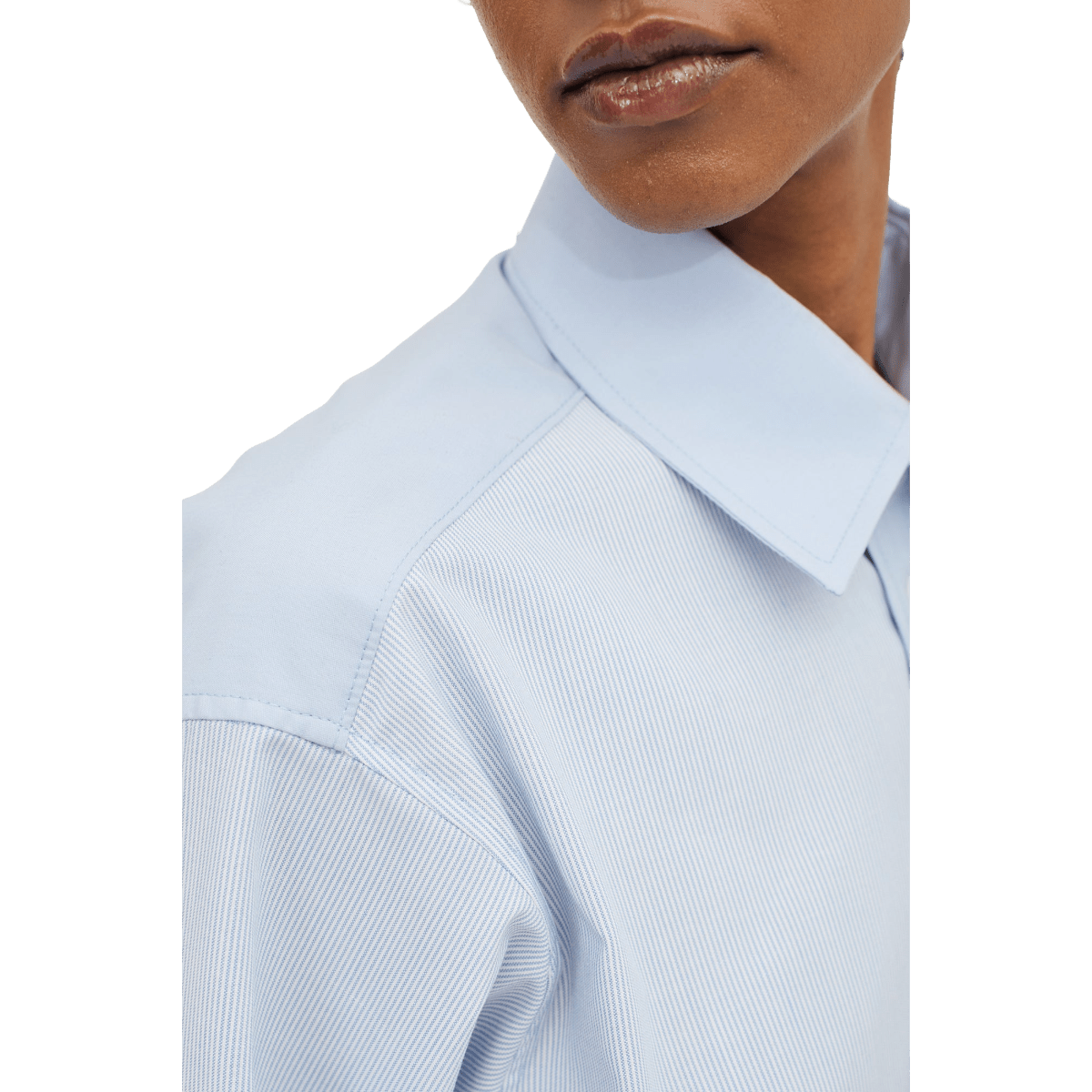 Sleep Over Patchwork Shirt Blue - CSLEO10664 - Coziness