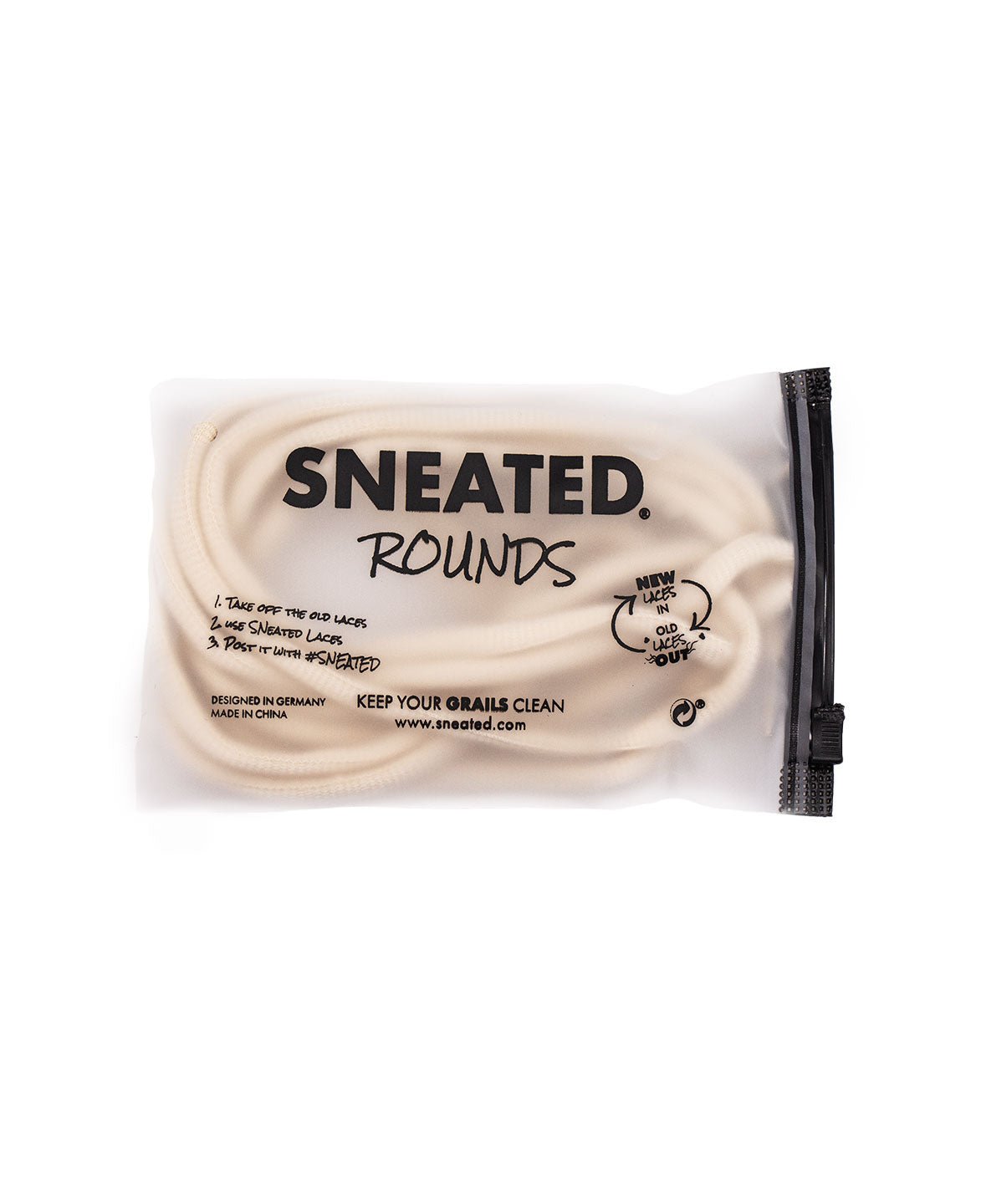 Sneated Round Laces Creme - CSNER3116 - Coziness