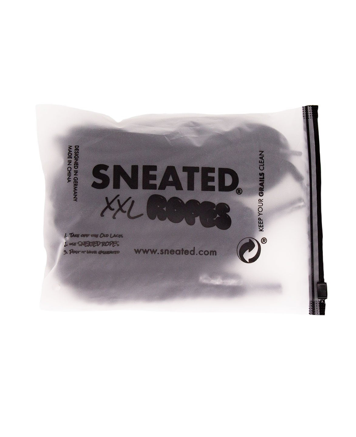 Sneated XXL Rope Laces Set Schwarz - CSNEX3135 - Coziness