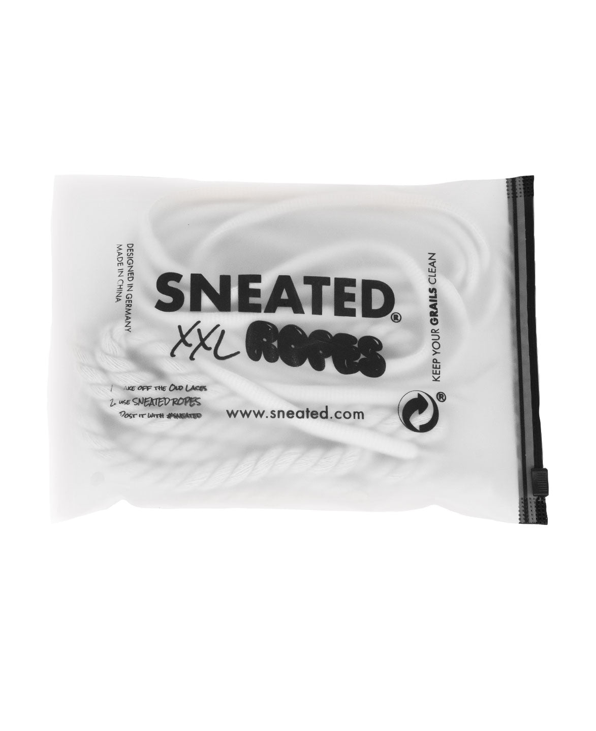 Sneated XXL Rope Laces Set Weiß - CSNEX3137 - Coziness