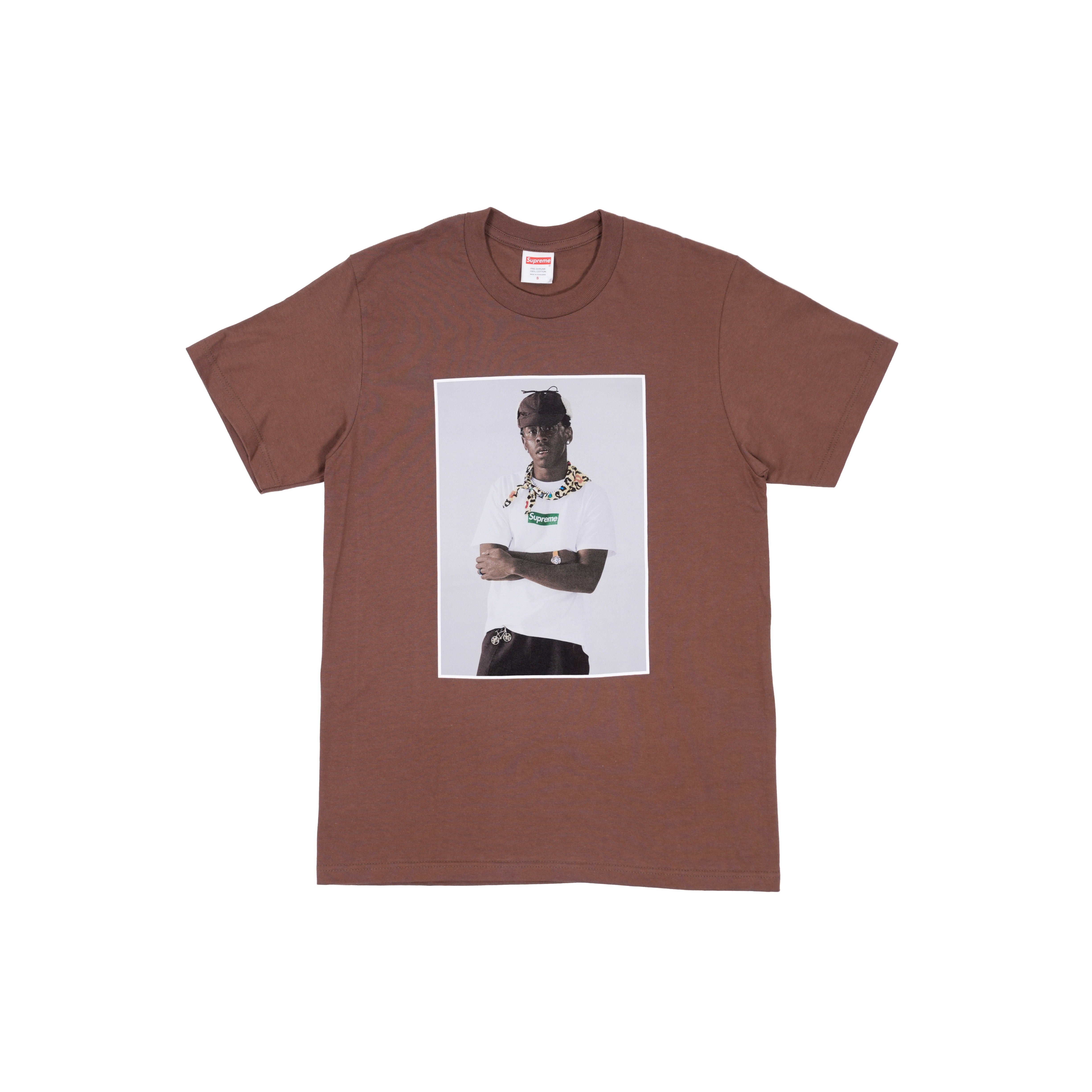 Supreme Tyler The Creator Photo T-Shirt Braun - Coziness