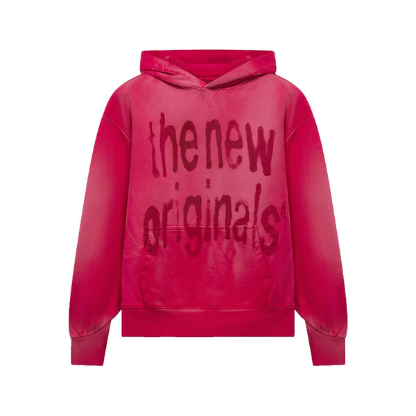 The New Originals Airbrushed Big Logo Hoodie Beetroot Purple - CTHEN14393 - Coziness
