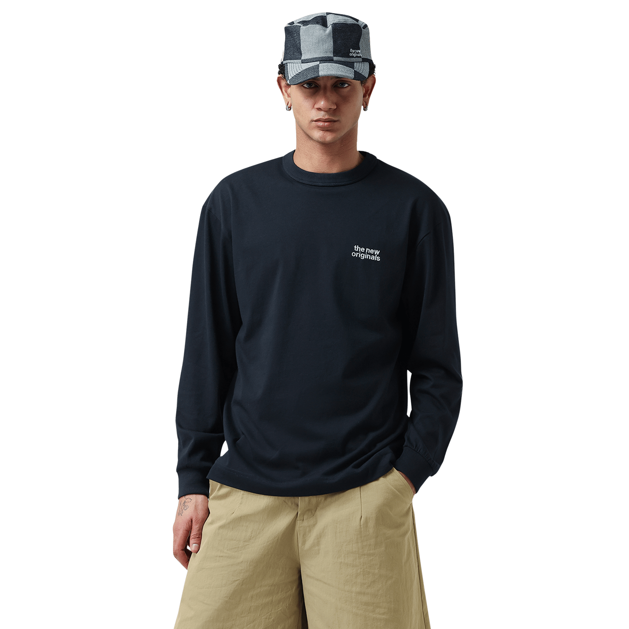 The New Originals Catna Longsleeve Navy - CTHEN10274 - Coziness