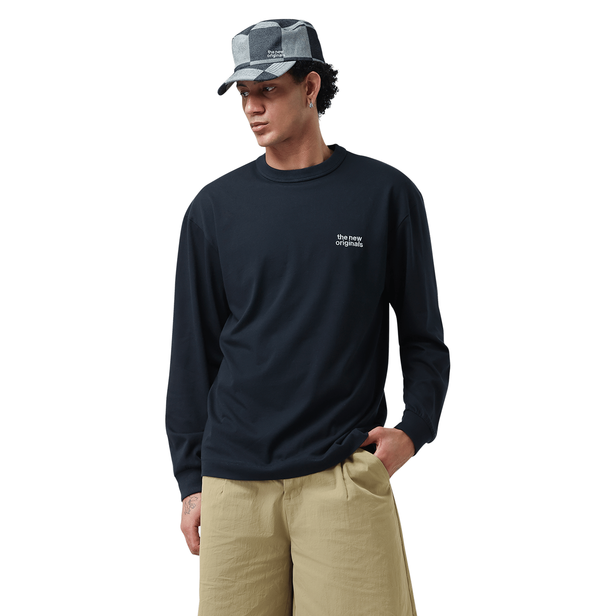The New Originals Catna Longsleeve Navy - CTHEN10274 - Coziness