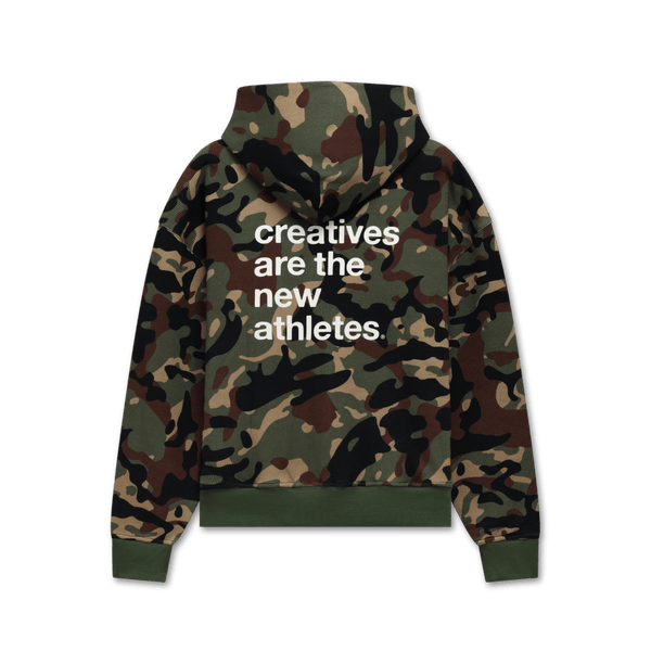 The New Originals Catna Zip Up Hoodie Camo Print - CTHEN12879 - Coziness