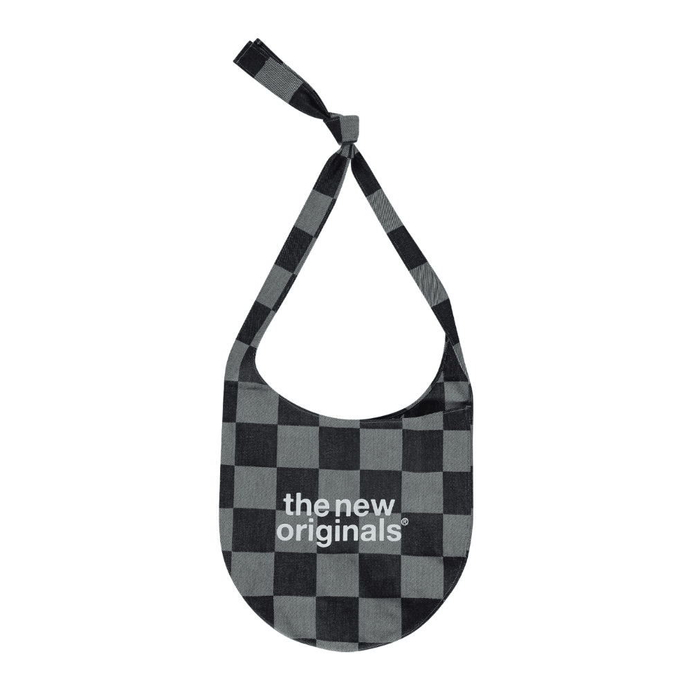 The New Originals EMBLEM SLING BAG CHECKERED RAW DENIM - CTHEN8726 - Coziness