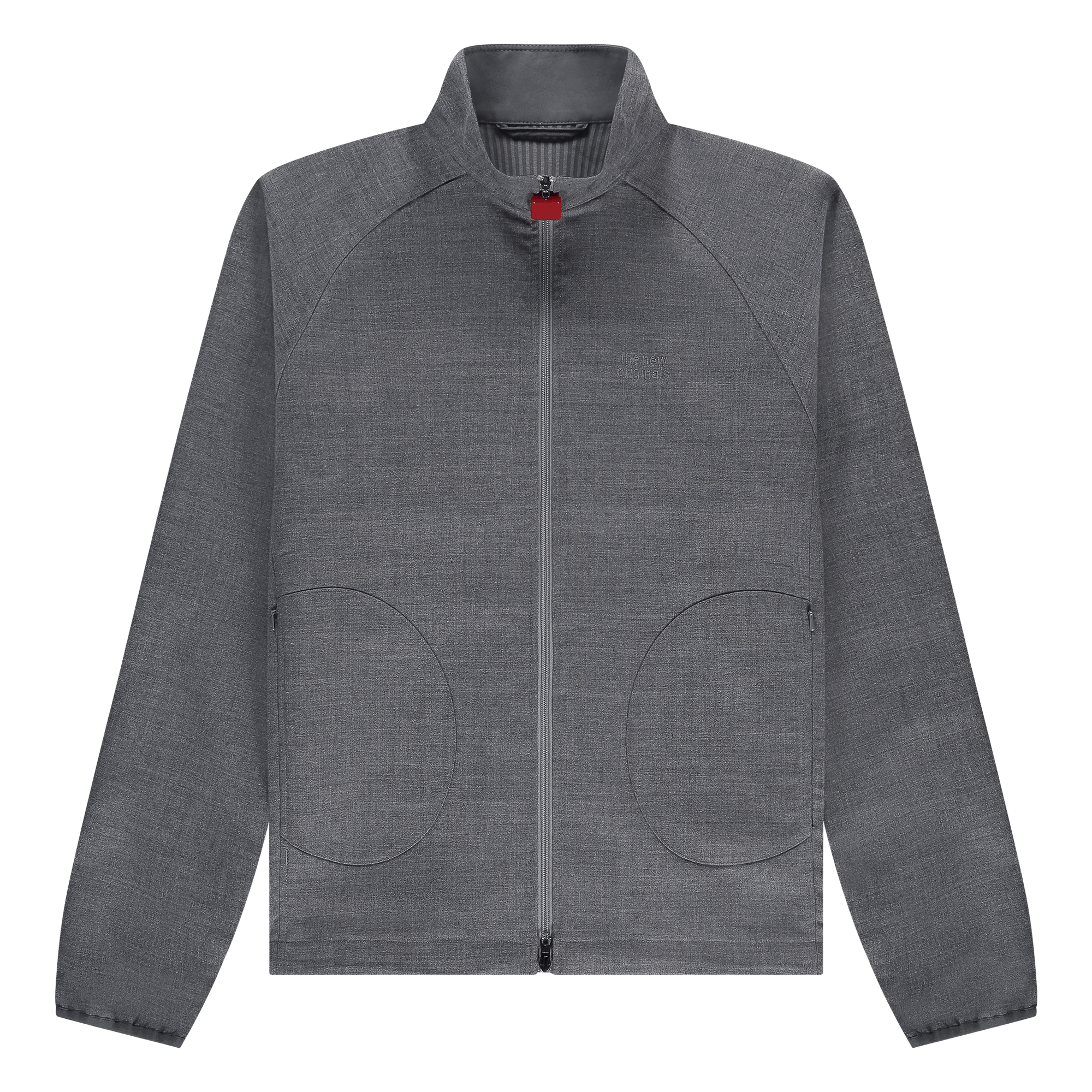 The New Originals Emblem Tech Jacket Light Grey - CTHEN7077 - Coziness