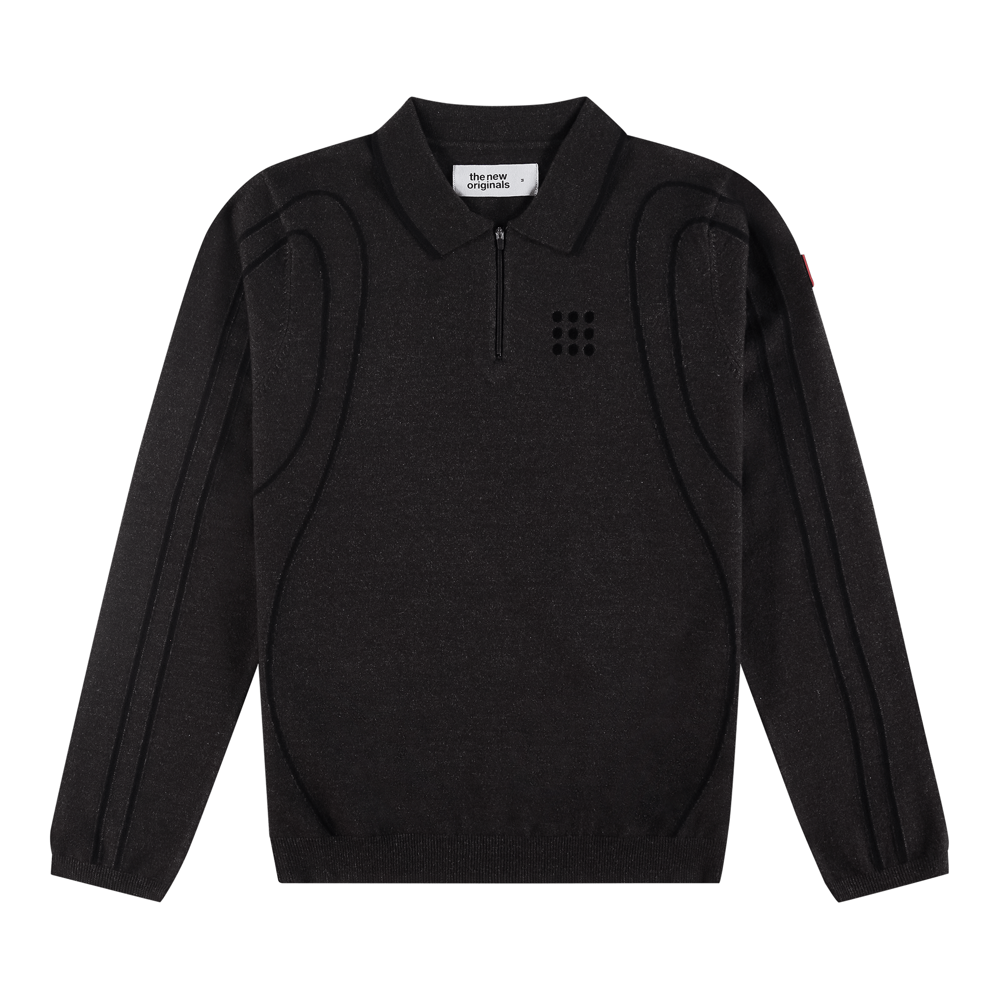 The New Originals Innerspace Long Sleeve Polo Braun - CTHEN6372 - Coziness