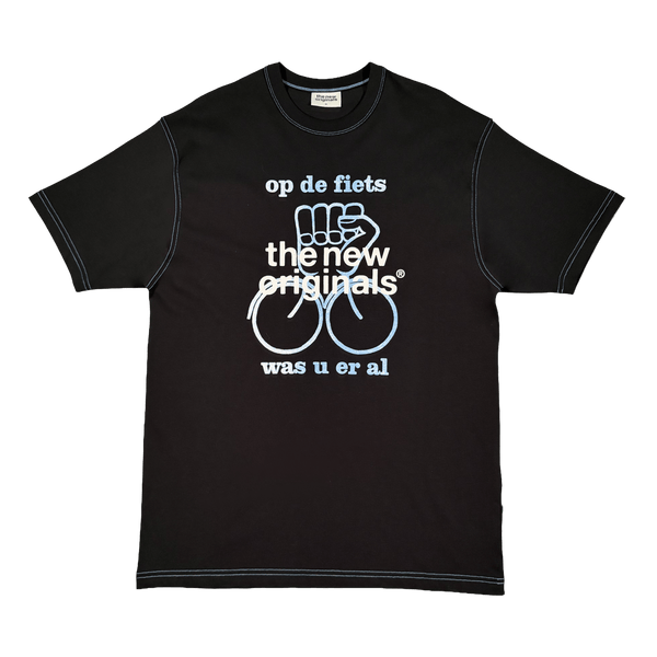 The New Originals Op De Fiets T-Shirt Schwarz - CTHEN7043 - Coziness