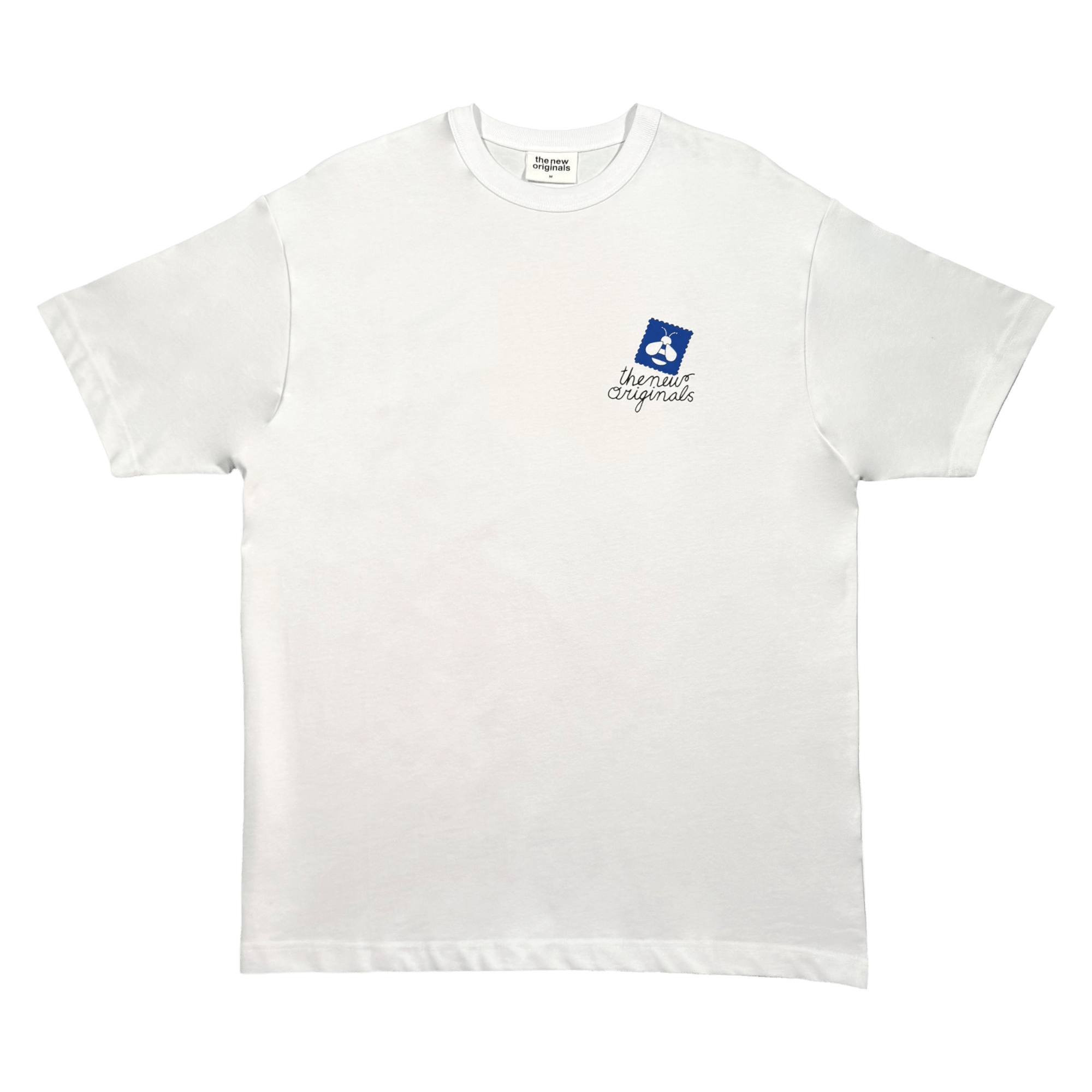 The New Originals Postal Bee T-Shirt Weiß - CTHEN7048 - Coziness