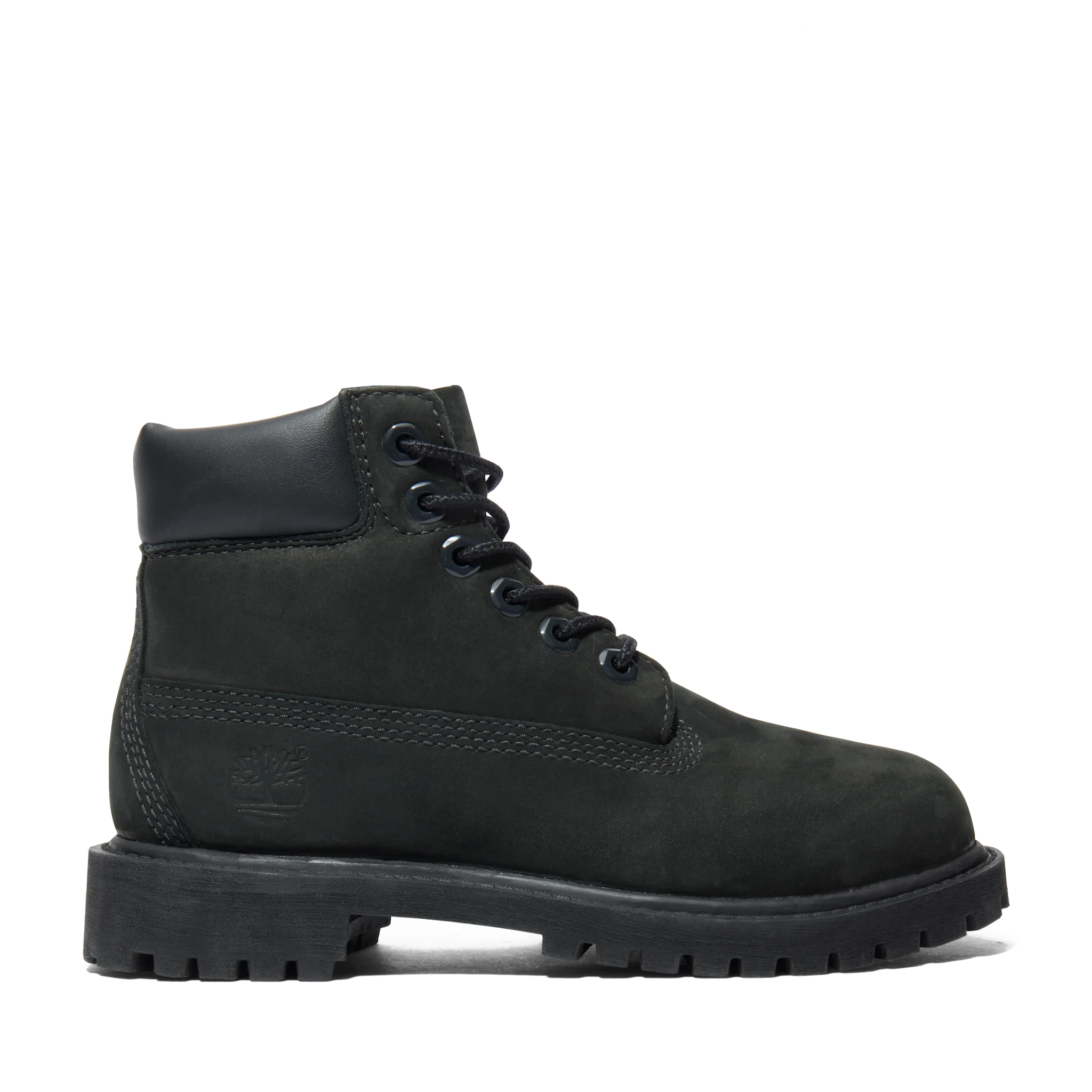 Timberland Premium 6 Inch Lace Up Waterproof Boot Black Kids - CTIMP8895 - Coziness