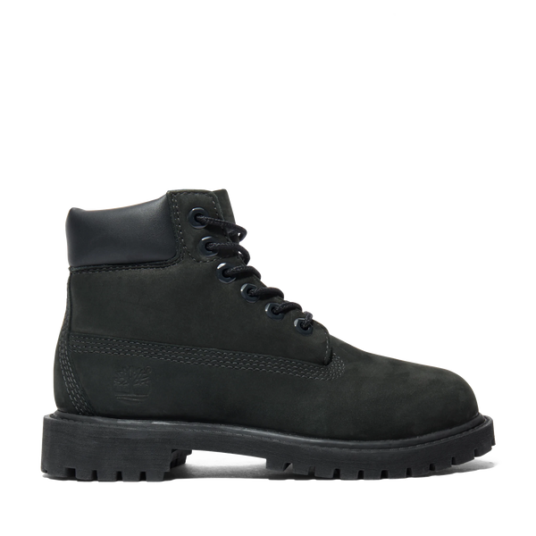 Timberland Premium 6 Inch Lace Up Waterproof Boot Black Kids - CTIMP8895 - Coziness