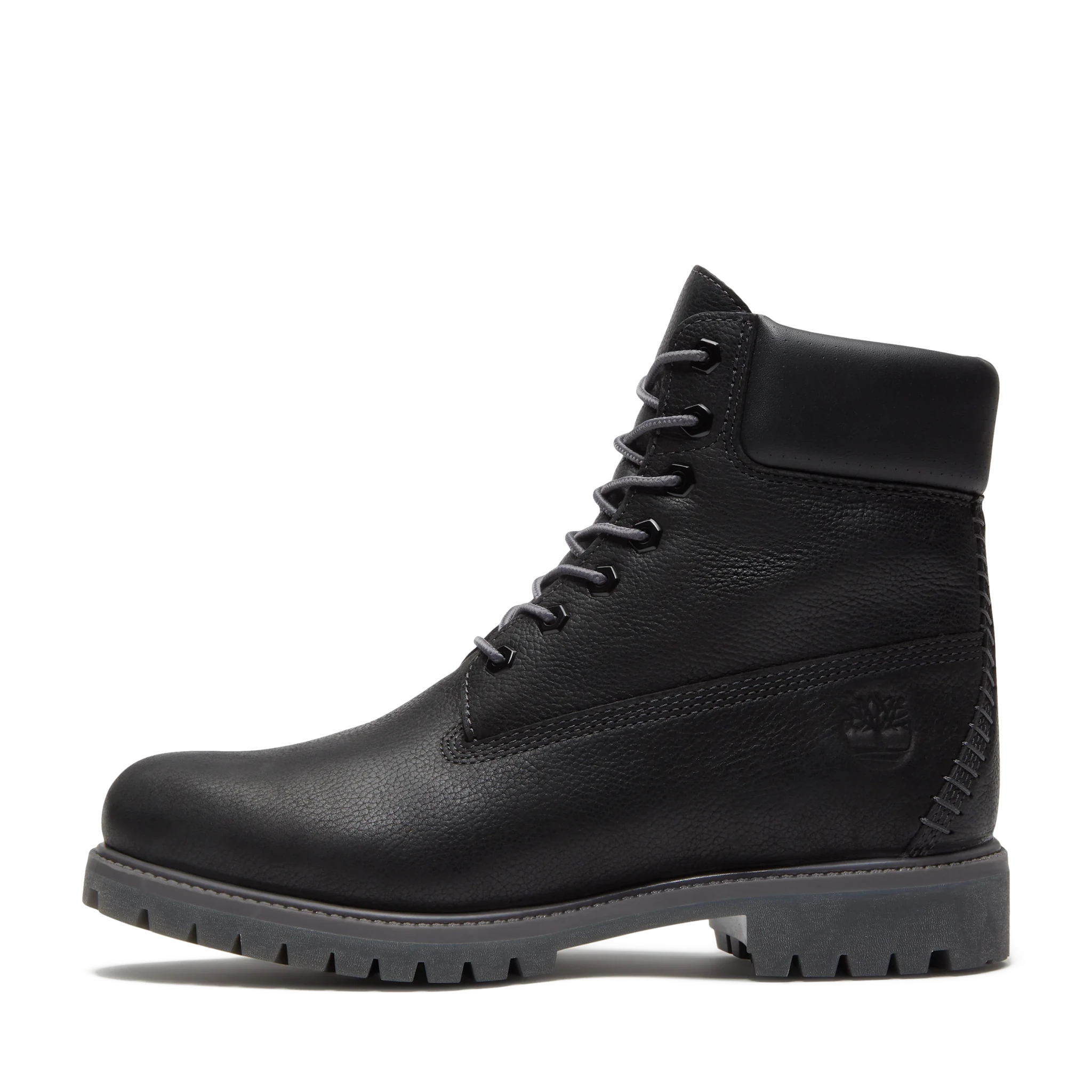 Timberland Premium 6 Inch Lace Up Waterproof Boot Black Leather Mens - CTIMP8970 - Coziness