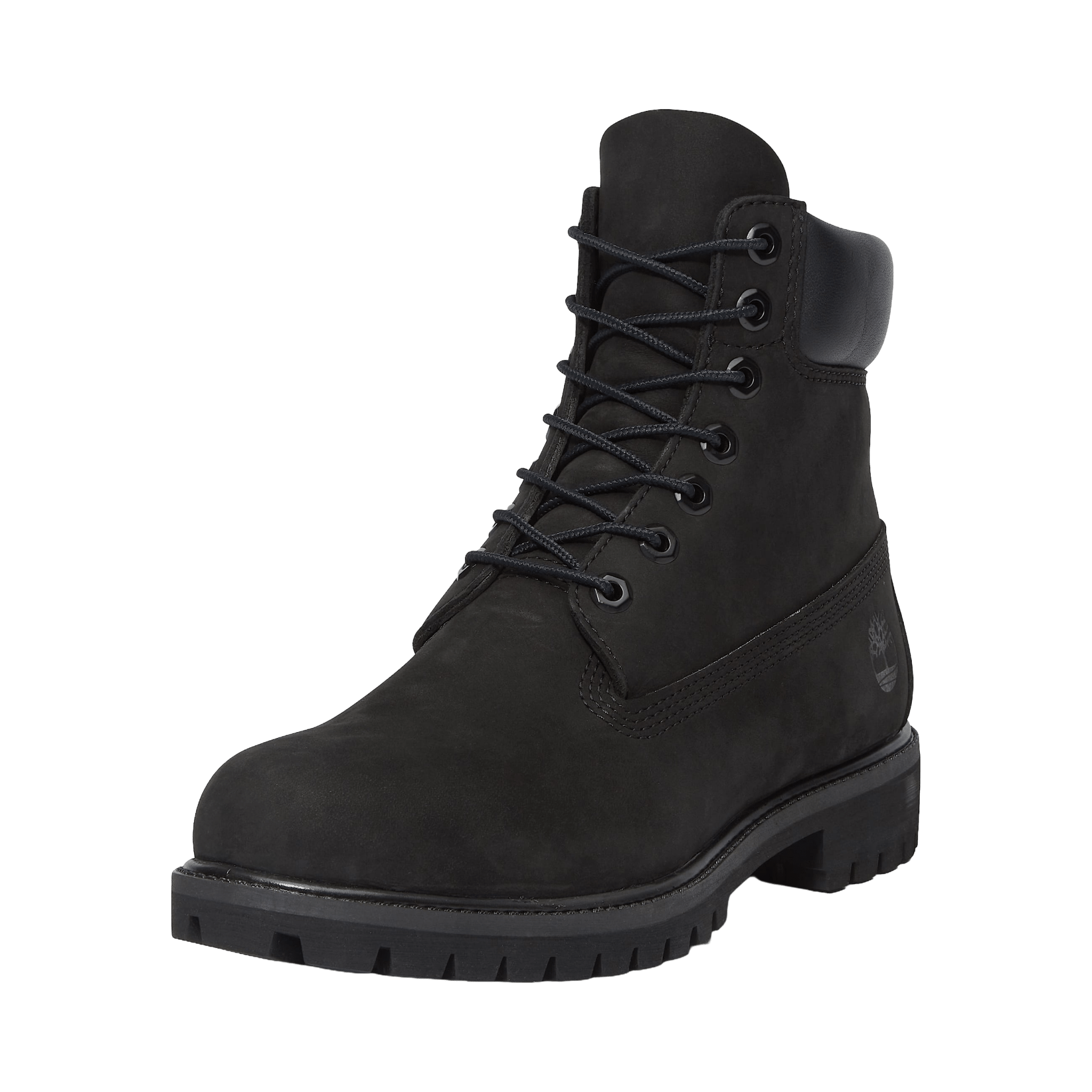 Timberland Premium 6 Inch Lace Up Waterproof Boot Black Leather Mens - CTIMP8970 - Coziness