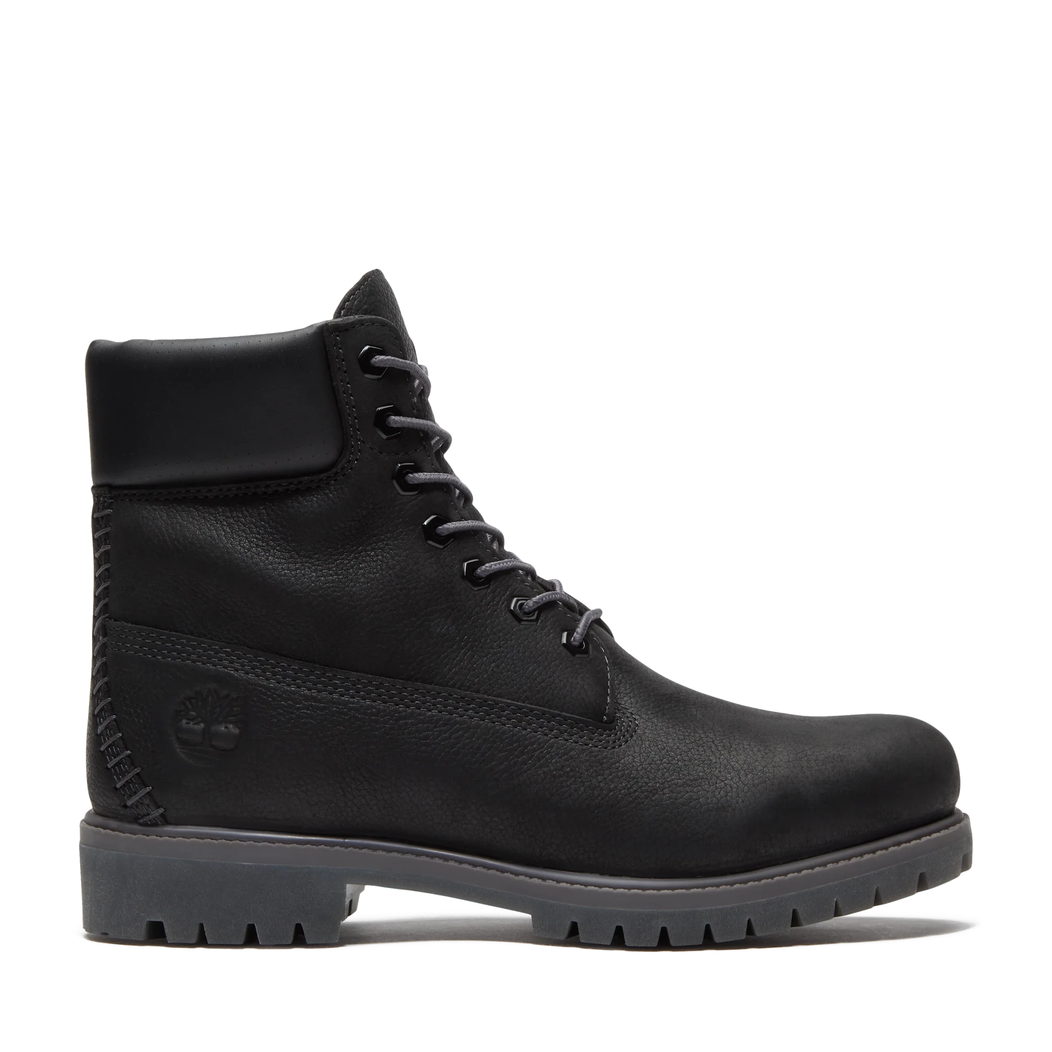 Timberland Premium 6 Inch Lace Up Waterproof Boot Black Leather Wmns - CTIMP9018 - Coziness