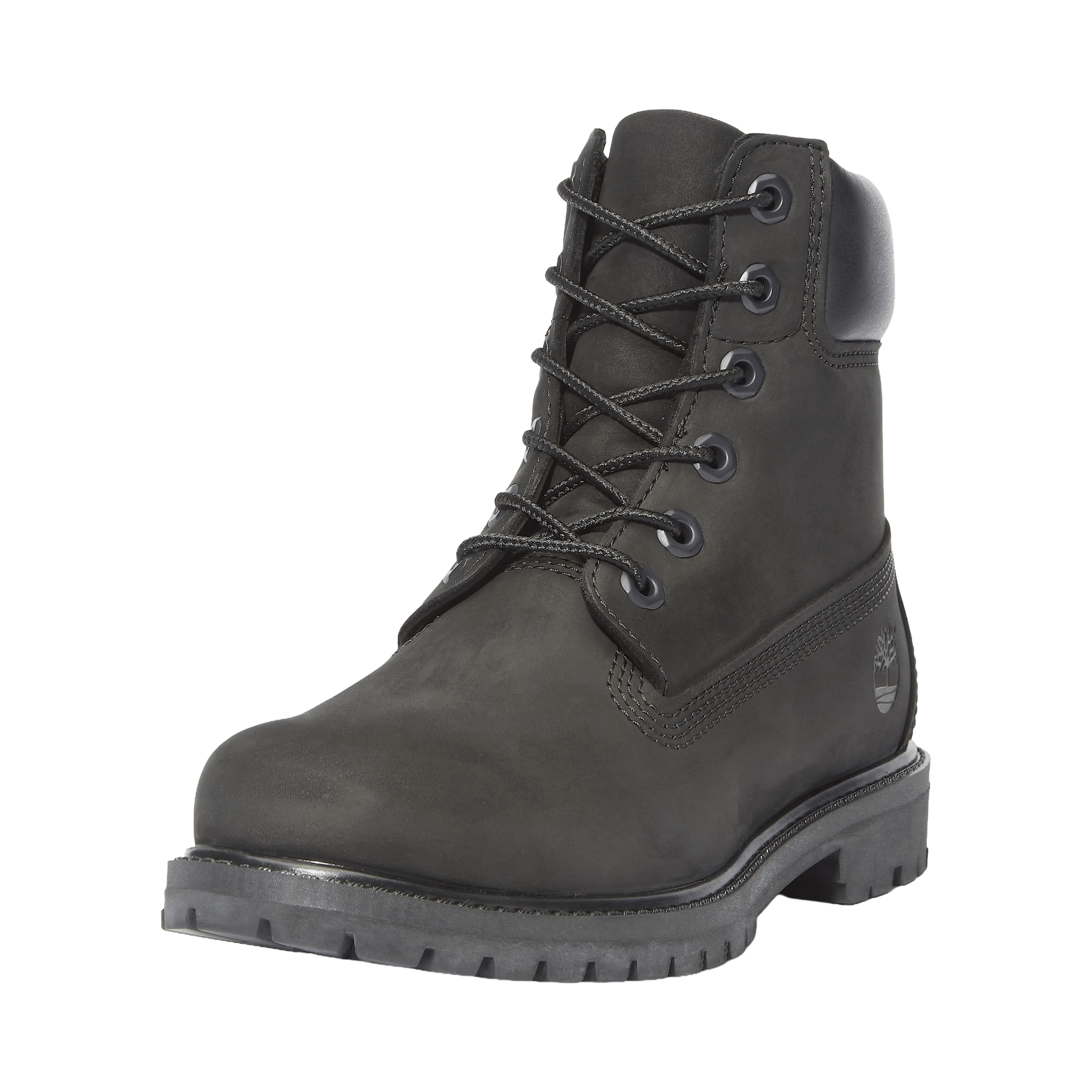 Timberland Premium 6 Inch Lace Up Waterproof Boot Black Leather Wmns - CTIMP9018 - Coziness