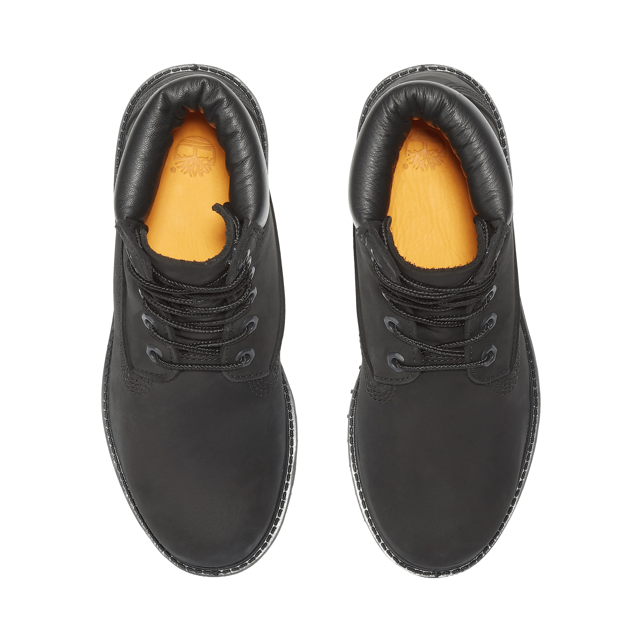 Timberland Premium 6 Inch Lace Up Waterproof Boot Black Leather Wmns - CTIMP9018 - Coziness