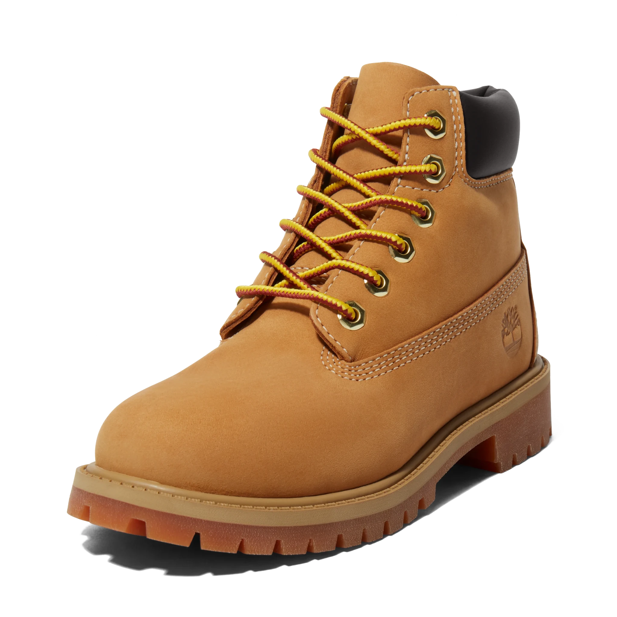Timberland Premium 6 Inch Lace Up Waterproof Boot Wheat Kids - CTIM8894 - Coziness