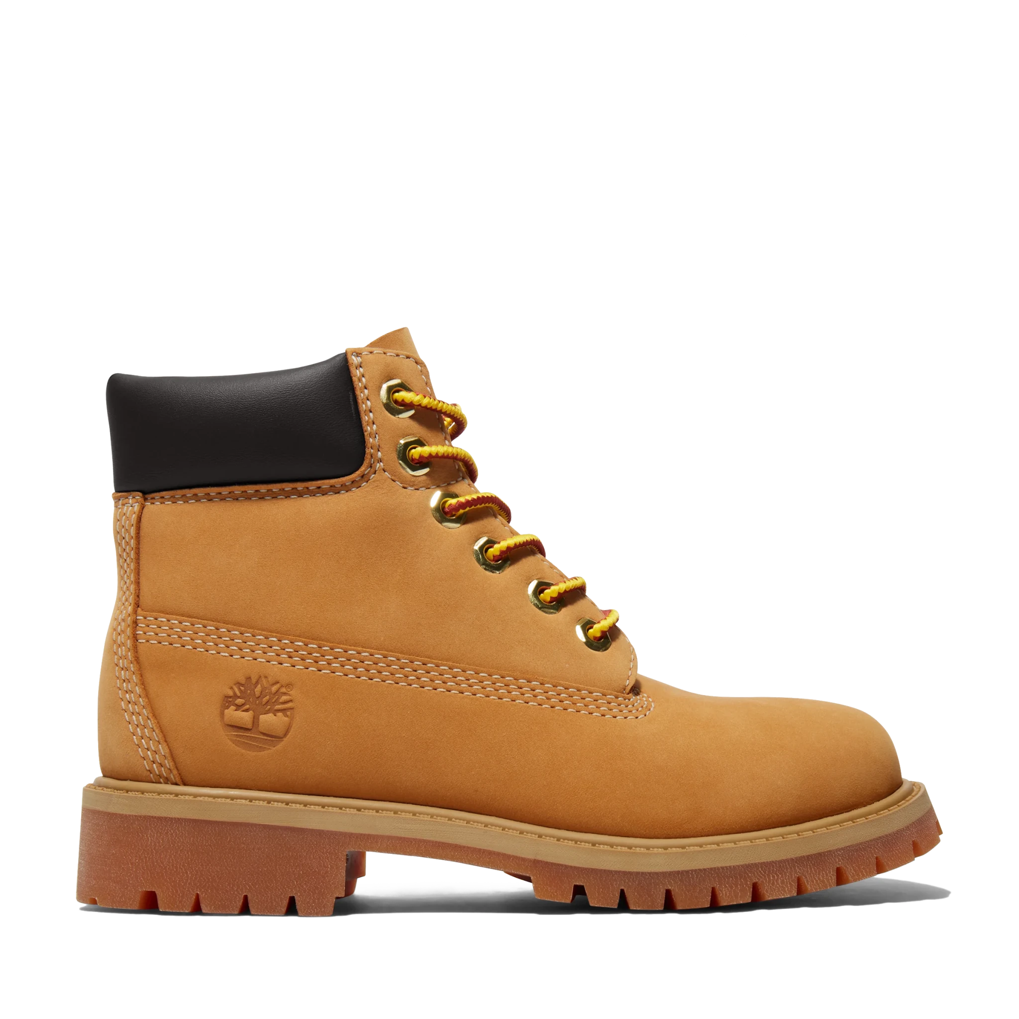 Timberland Premium 6 Inch Lace Up Waterproof Boot Wheat Kids - CTIM8894 - Coziness