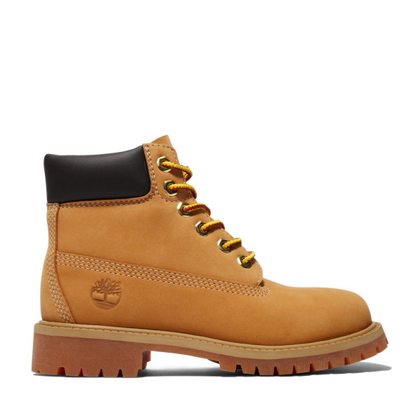 Timberland Premium 6 Inch Lace Up Waterproof Boot Wheat Kids - CTIM8894 - Coziness