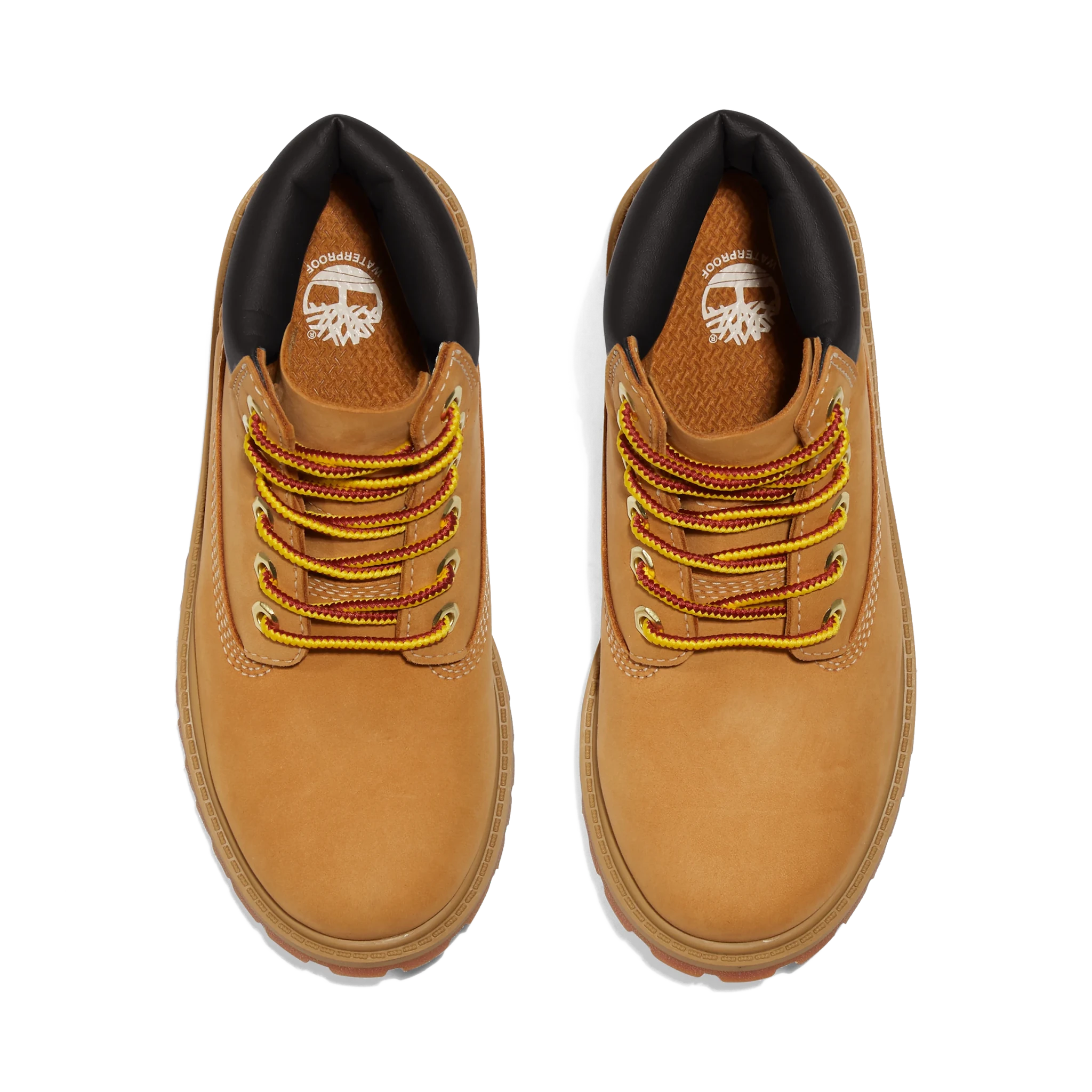 Timberland Premium 6 Inch Lace Up Waterproof Boot Wheat Kids - CTIM8894 - Coziness