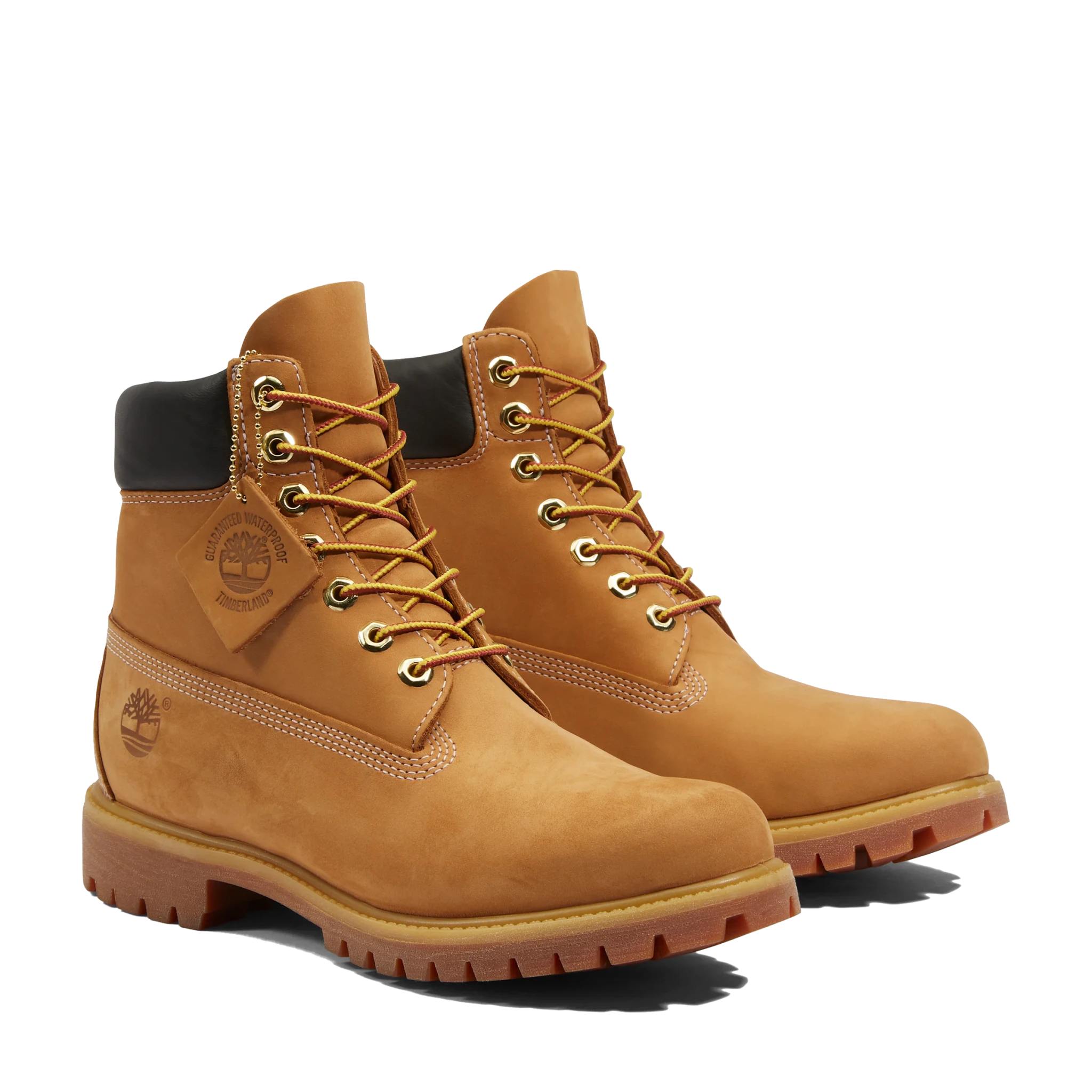 Timberland Premium 6 Inch Lace Up Waterproof Boot Wheat Mens - CTIMP9041 - Coziness